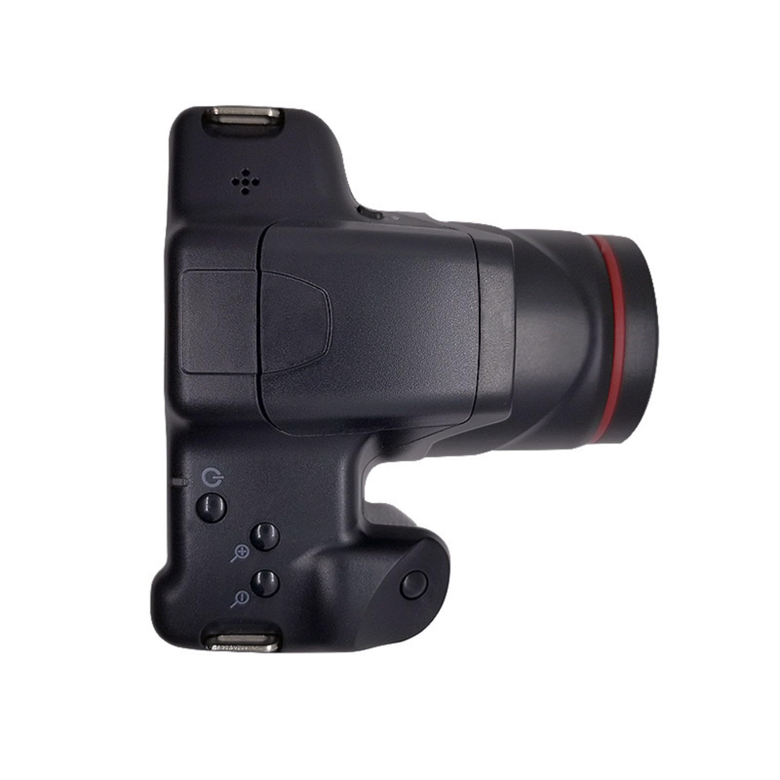 Cámara réflex digital profesional con lente 16X, alta resolución, función antivibración para fotografía nítida, cámara réflex digital