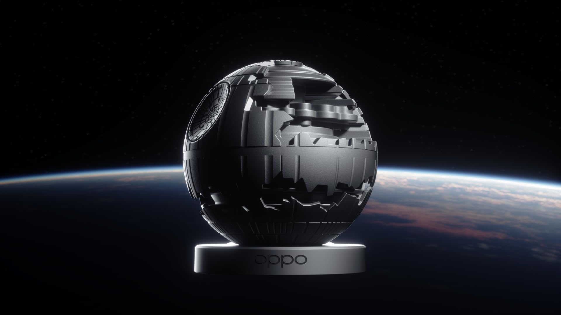 OPPO Reno14 F Edición Limitada Star Wars Lado Oscuro Dual SIM 256GB+12GB, Pantalla AMOLED 6.5" 1.5K 120Hz, Cámara 50MP, Editor IA, Video 4K, Resistente al Agua (IP69), Carga Rápida 45W