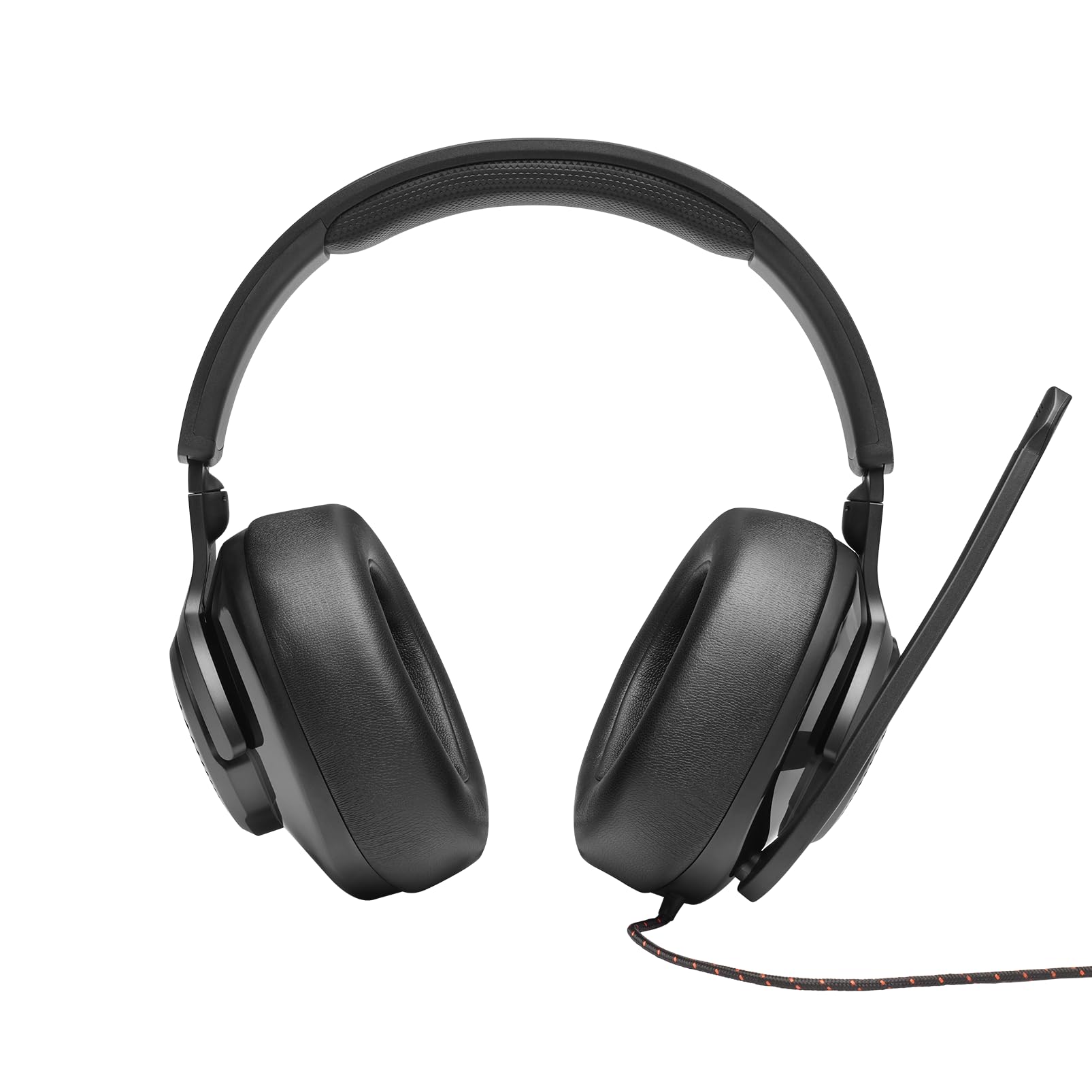 JBL Quantum 200 Audífonos Gamer con Micrófono Abatible, Drivers de 50mm, Sonido Envolvente, para PC, Xbox, PlayStation, Nintendo Switch, VR - Negro