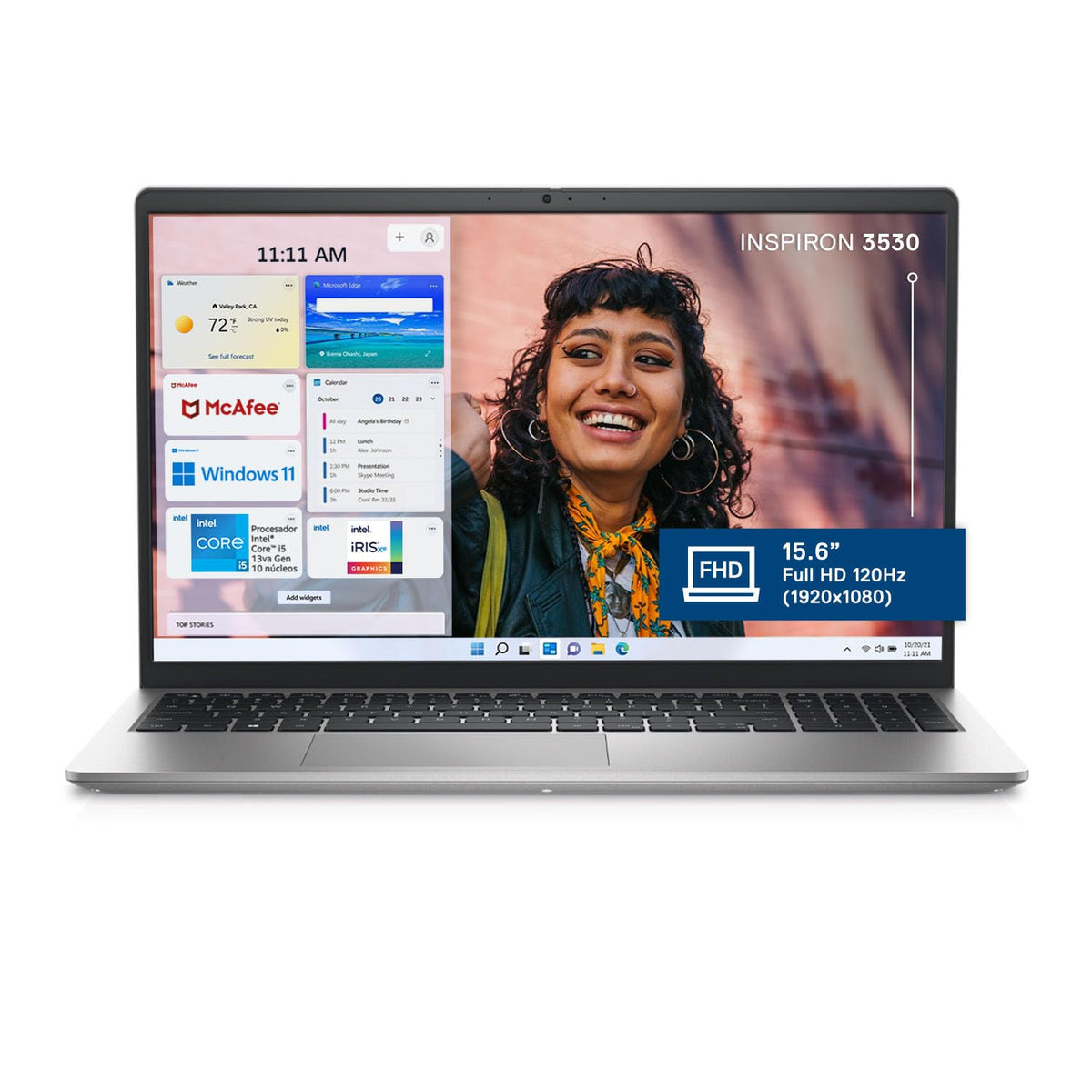 DELL Laptop Inspiron 3530 15.6 FHD Core i5-1334U 16GB 512GB SSD Iris® Xe Graphics McAfee +Premium 12M