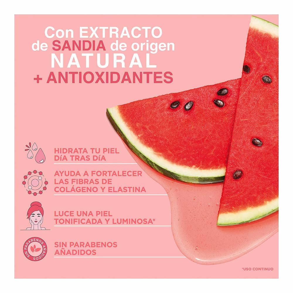 Pond's Cuidado Facial Fruity Hydra Fresh Sandía, Gel Hidratante, 110 g