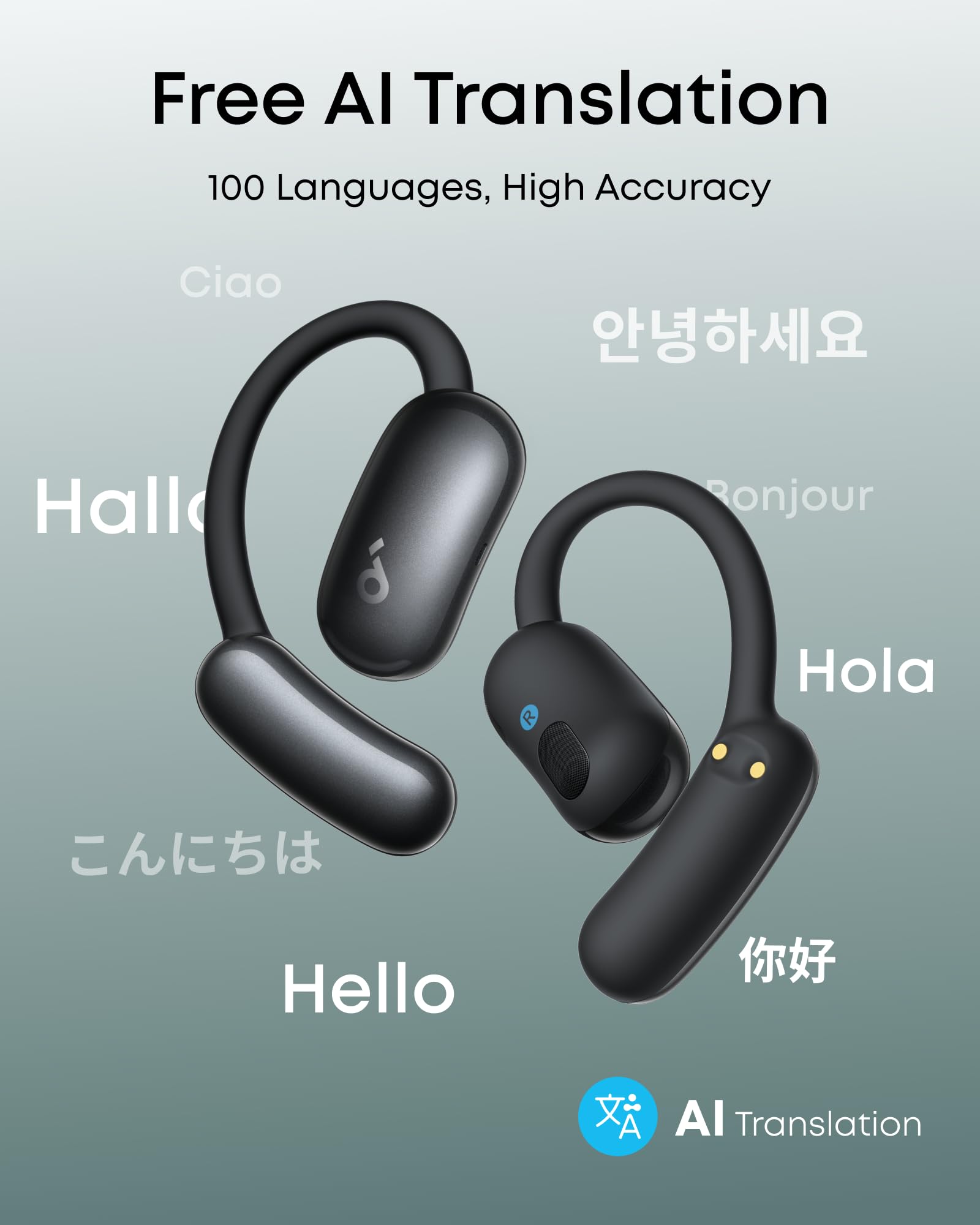 Soundcore by Anker AeroFit 2 Audífonos de Oído Abierto