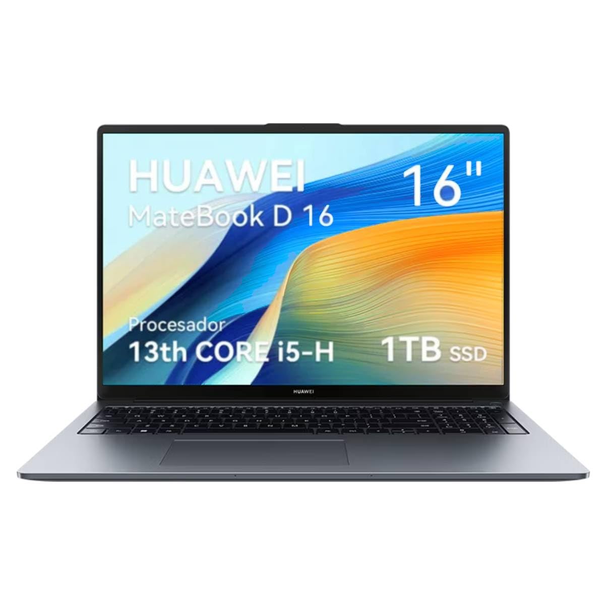 HUAWEI Laptop MateBook D16 16” FHD+ | Intel Core i5-13420H | 16GB RAM | 1TB SSD | Cuerpo de Metal | Windows 11 Home | Teclado Español
