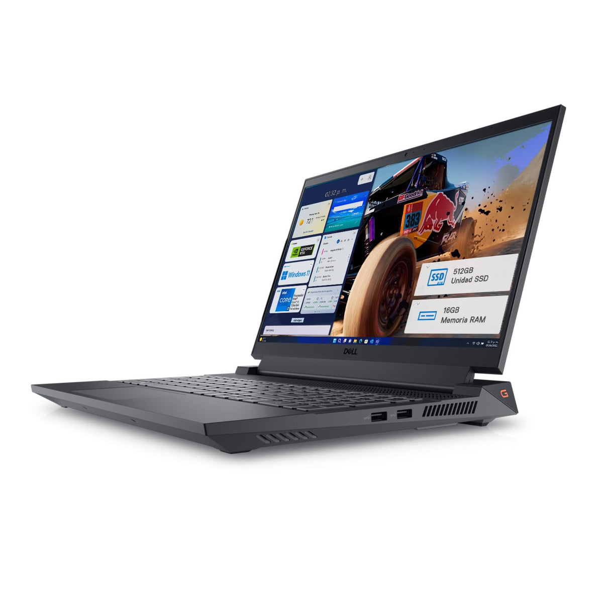 Dell Laptop Gaming Serie G 5530, NVIDIA GeForce RTX 4050 (6GB), 15.6" FHD Ci7-13650HX (14Cores), 16GB 512 GB SSD