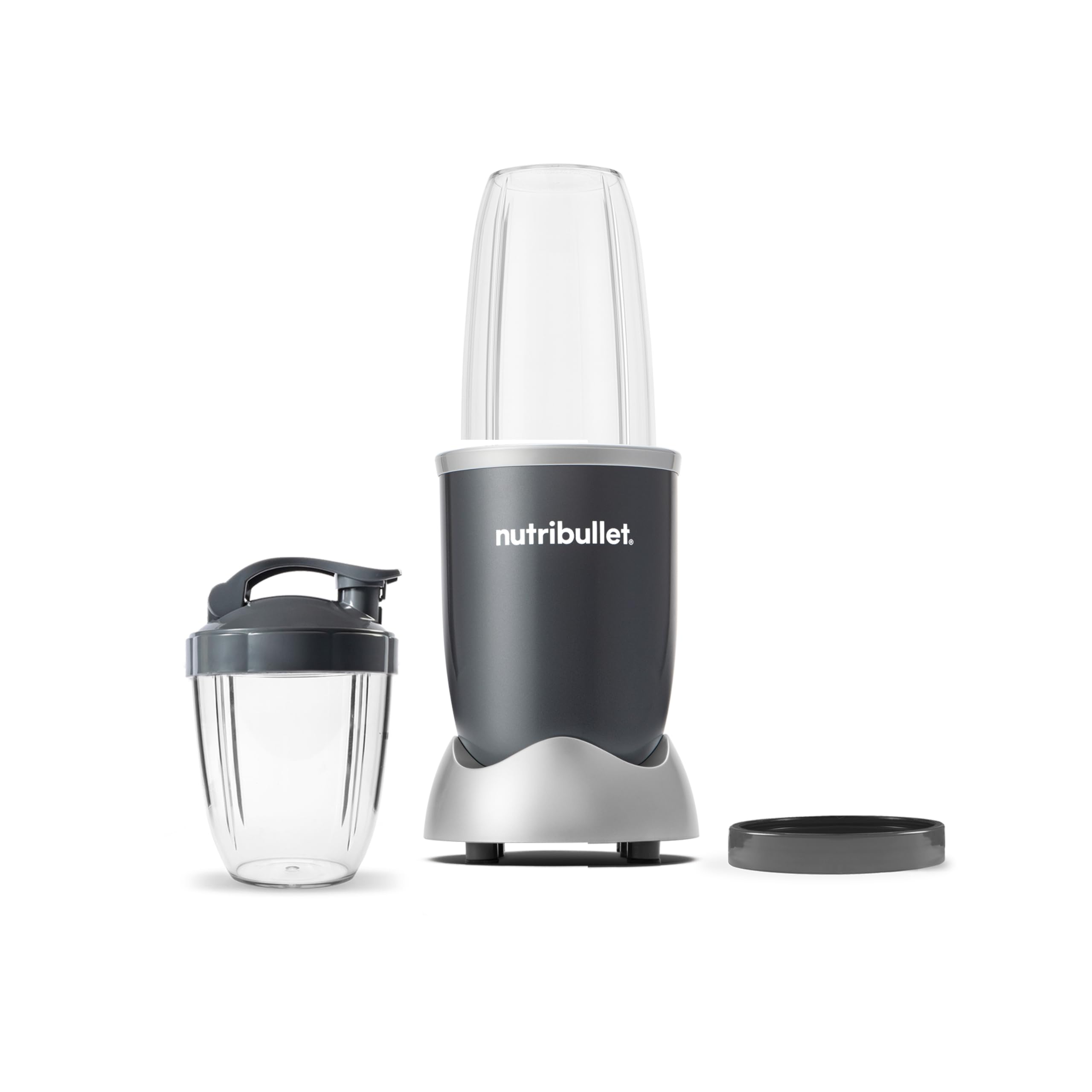 Nutribullet Licuadora personal para batidos, batidos, preparación de alimentos y mezcla congelada, 24 onzas, 600 W, gris, (NBR-0601)