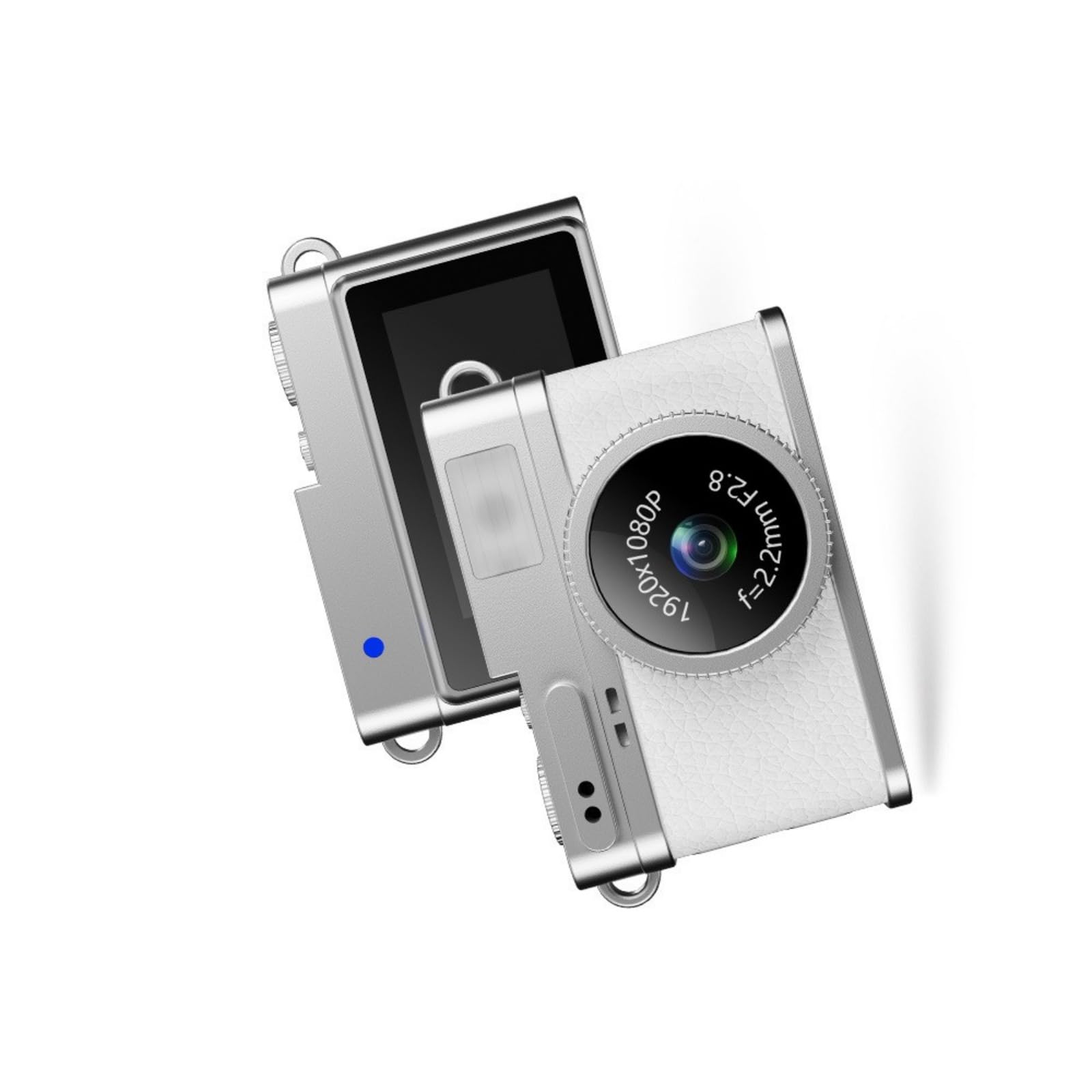 Llavero cámara 1080P pequeña retro digital pequeña cámara portátil de bolsillo grabadora de vídeo digital pequeña para estudio de viajes