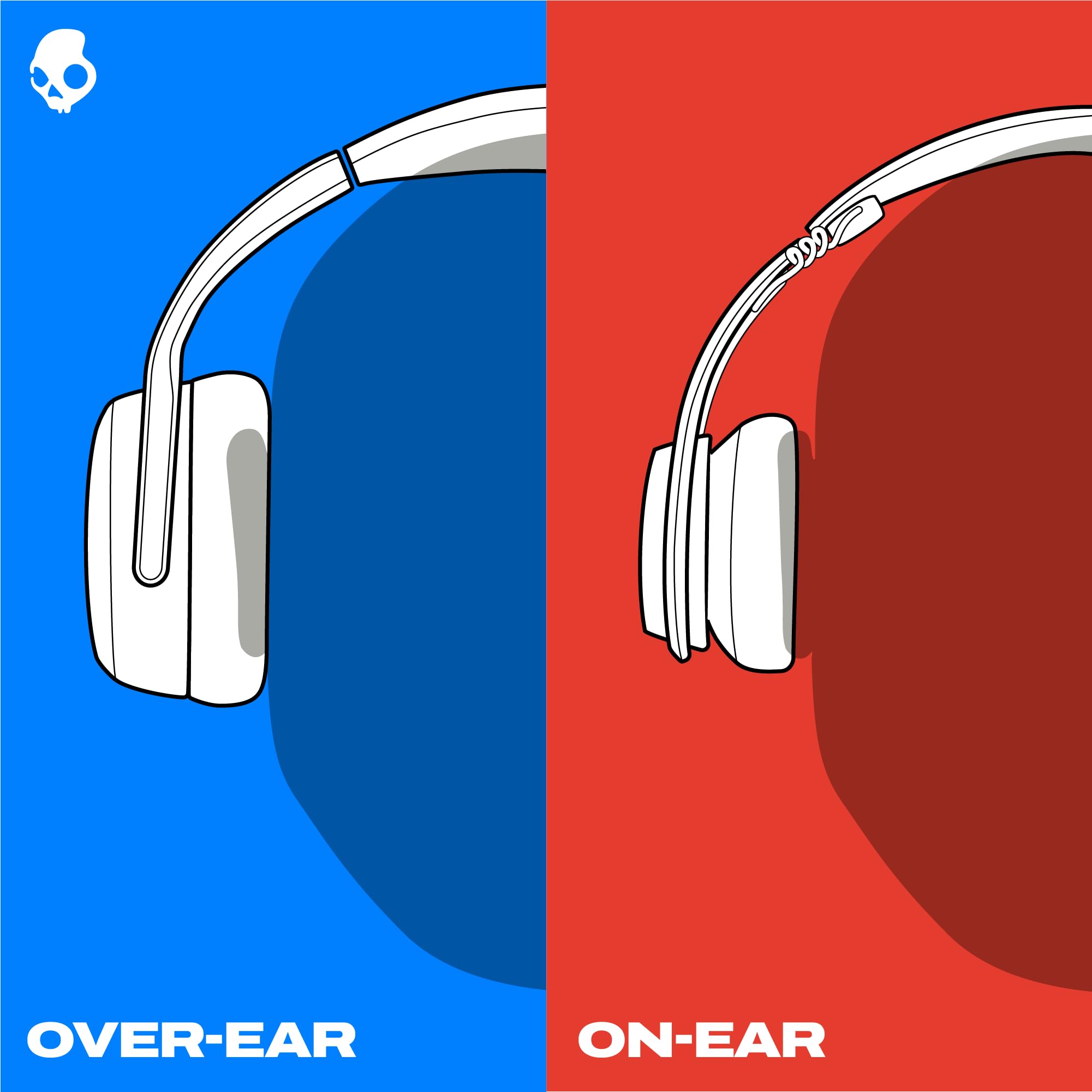 Audífonos Skullcandy Riff 2 On-Ear Inalámbricos, 34 Horas de Batería, Micrófono, Compatibles con iPhone, Android y Dispositivos Bluetooth, Negro