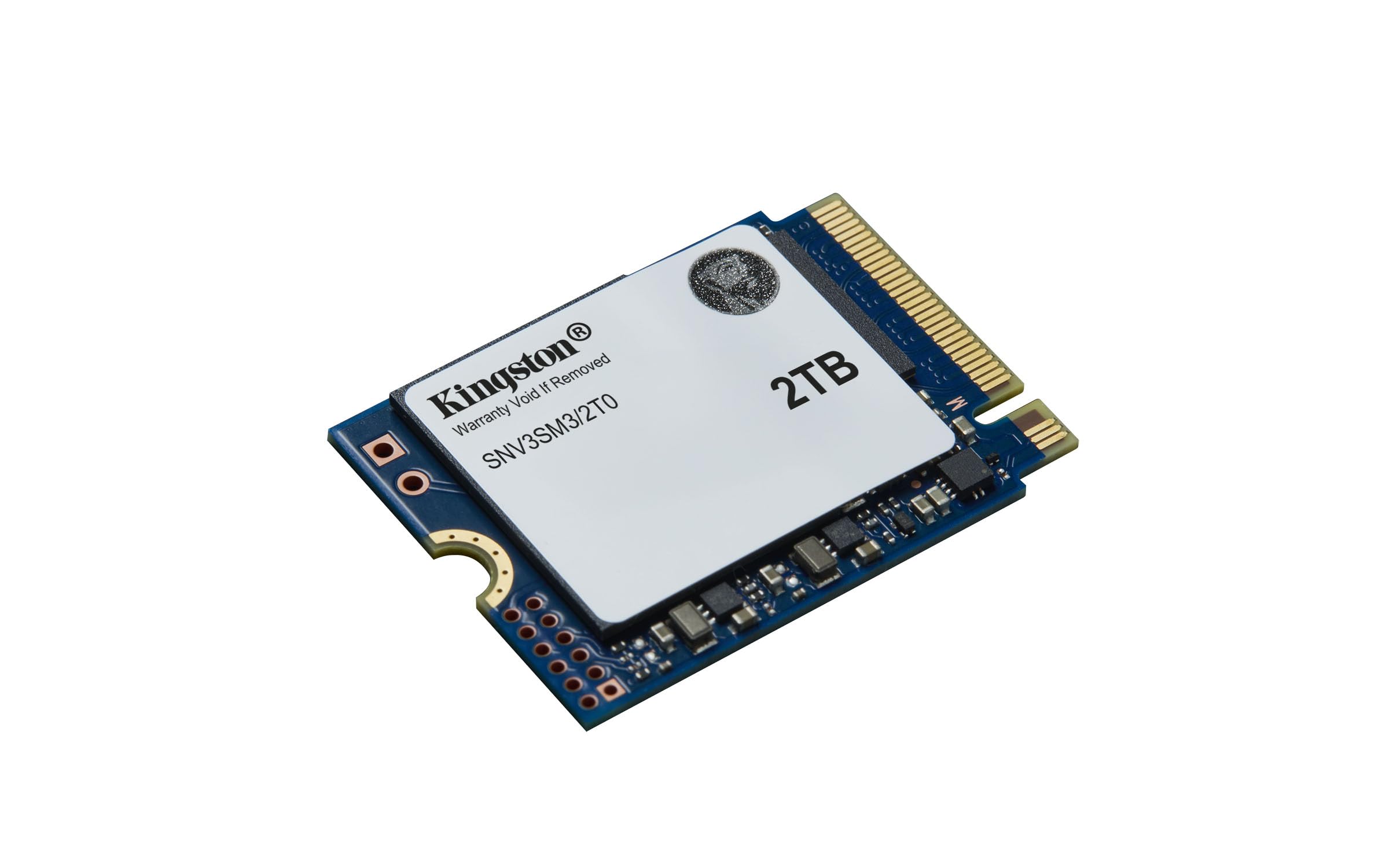 Kingston SSD NV3, Capacidad: 2TB, Factor de Forma: M.2 2230, Interfaz: NVMe PCIe Gen 4.0 x 4 Carriles, Lectura: 6000MB/s y Escritura: 5000MB/s, SKU: SNV3SM3/2T0