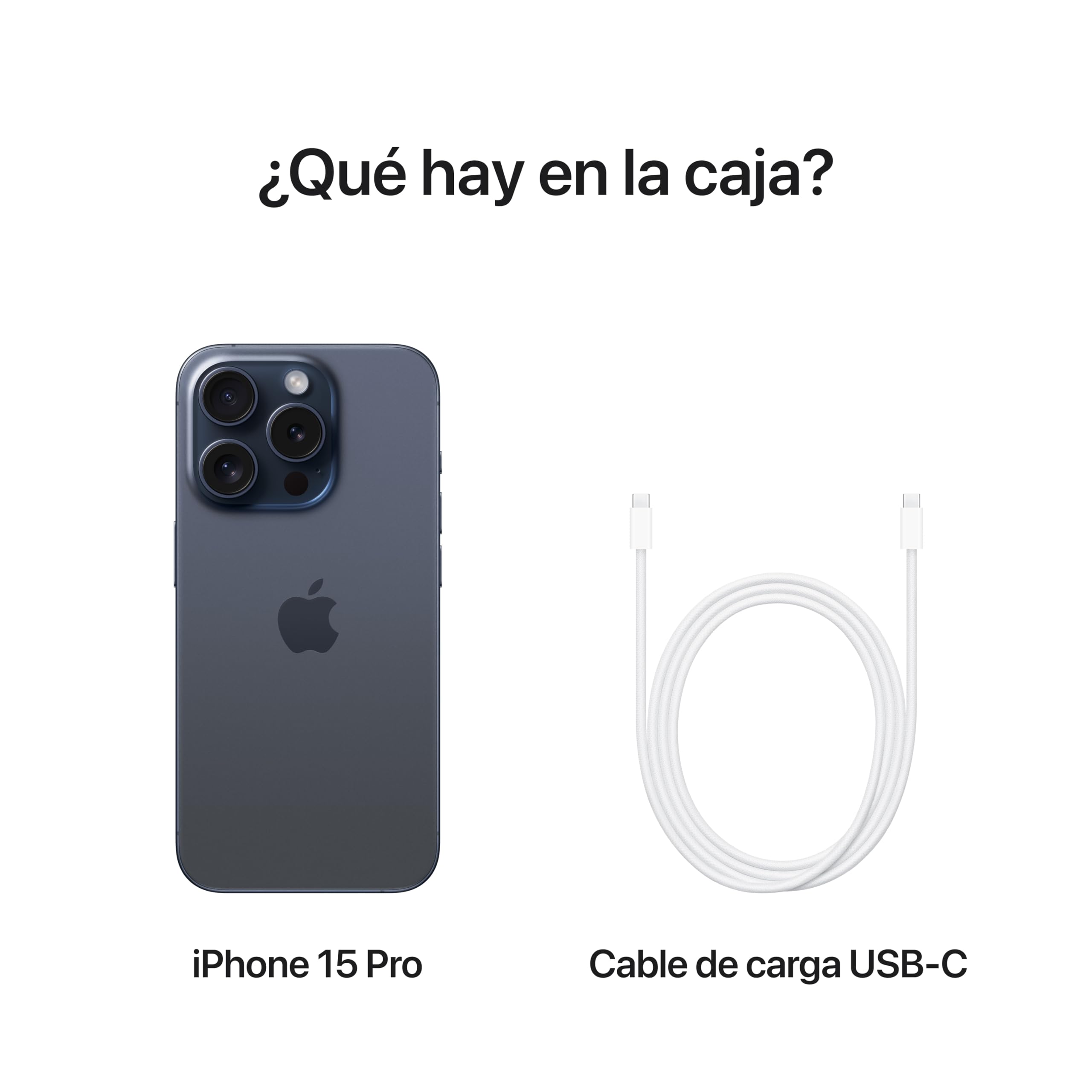Apple iPhone 15 Pro (128 GB) - Titanio Azul (Reacondicionado)