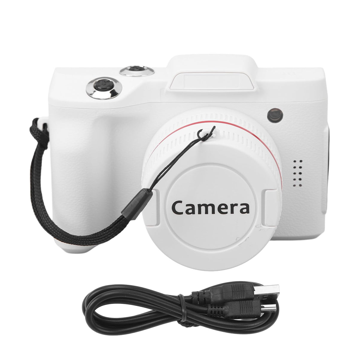Cámara Digital Pantalla HD de 2,4 Pulgadas - Cámara Vlogging 1080P 16MP, Zoom 16X Cámaras de Video Pequeñas con Enfoque Automático, Cámara Inteligente con Estabilización de