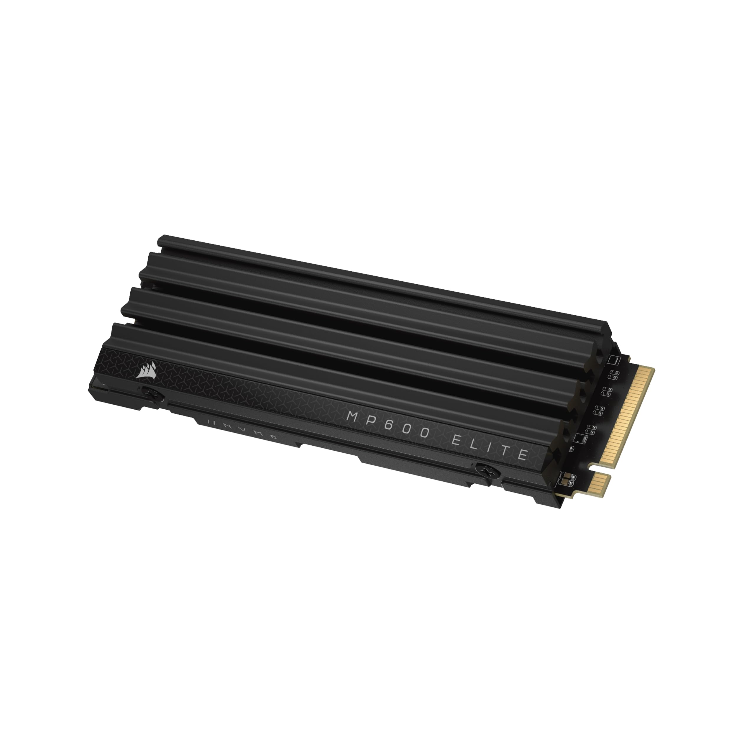 Corsair MP600 Elite SSD NVMe M.2 PCIe Gen4 x4 de 4 TB con Disipador Térmico Incluido – M.2 2280 – Lectura Secuencial de hasta 7.000 MB/s – NAND 3D TLC de Alta Densidad – Negro