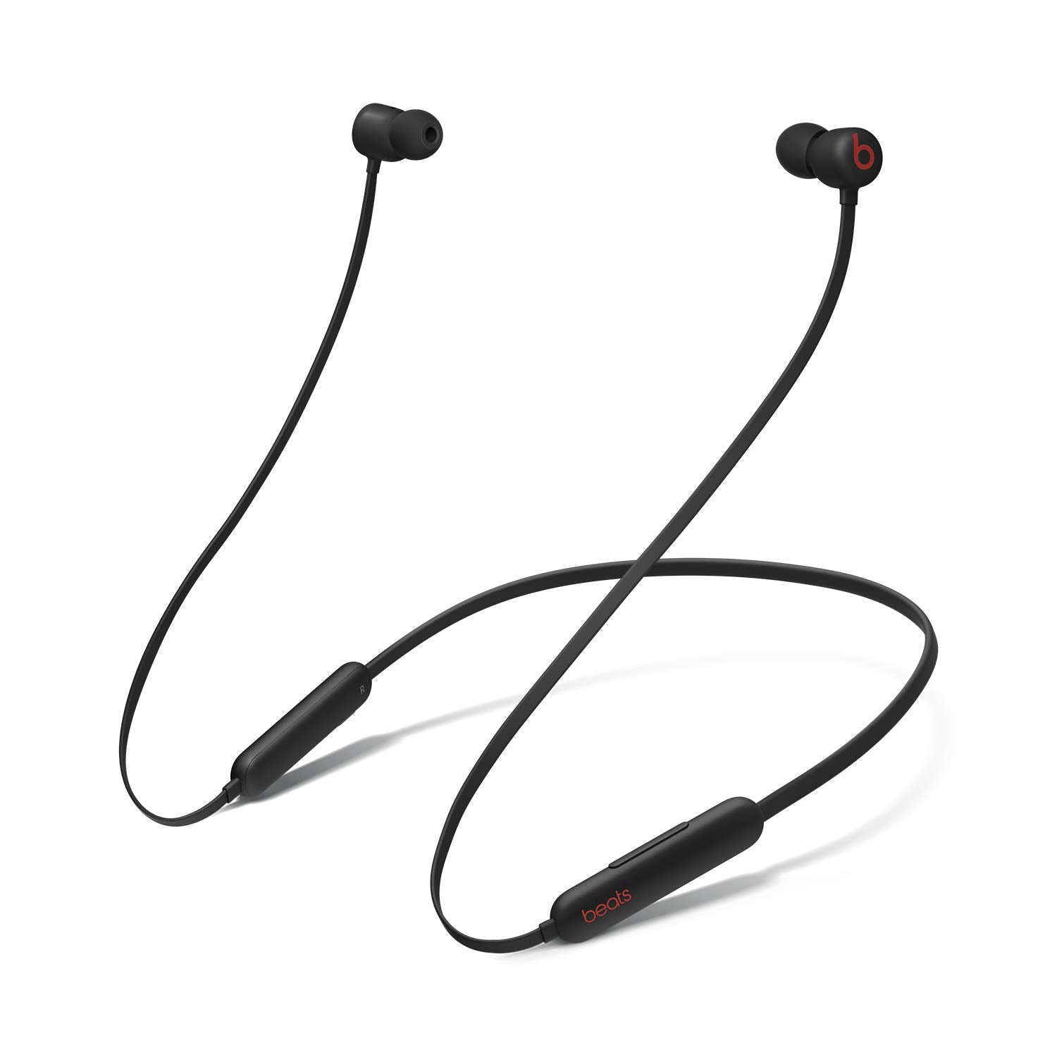 Beats Flex - Audífonos in-Ear inalámbricos, Chip W1 para audífonos diseñado por Apple, tecnología Bluetooth, 12 Horas de Audio: Beats Azabache