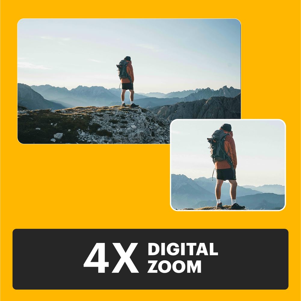 Kodak PIXPRO C1 Cámara Digital con Zoom amigable – 13 MP, Punto Compacto y Disparo con visualización LCD abatible de 2.8 Pulgadas y 180 °, diseño Retro clásico con Zoom 4X y Video Full HD 1080P para
