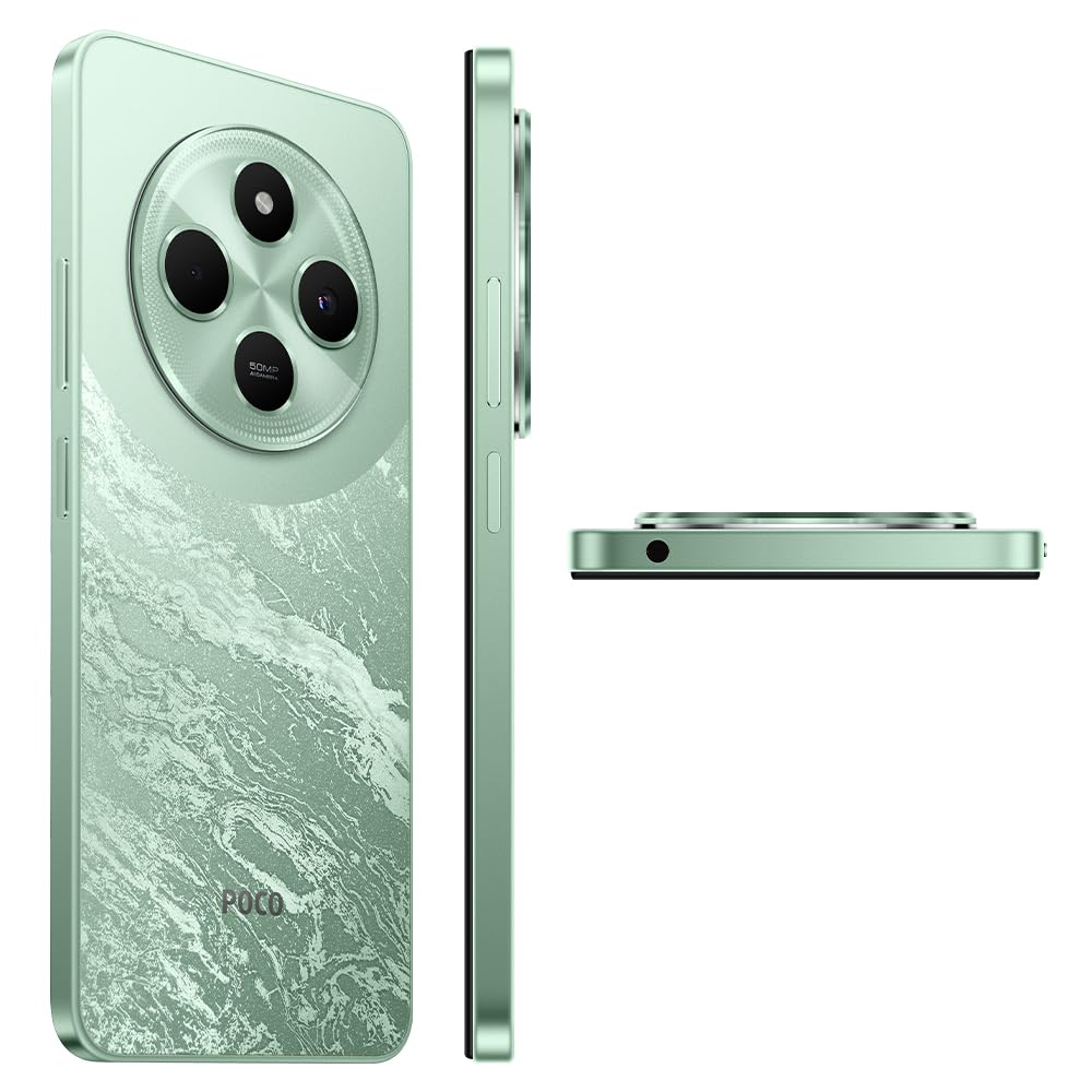 Xiaomi Smartphone Poco C75 8+256GB 4G LTE con Pantalla IPS de 6,88", Cámara Trasera de 50 MP, Batería de 5160 mAh, MediaTek Helio G85 (Verde)