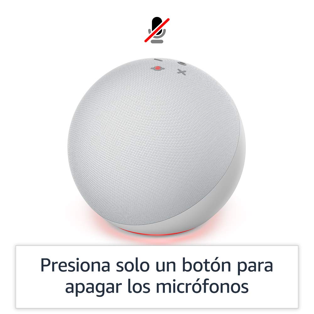 Amazon Echo (modelo más reciente): bocina Alexa con sonido premium, ideal para recámaras grandes, salas y cocinas (negro)