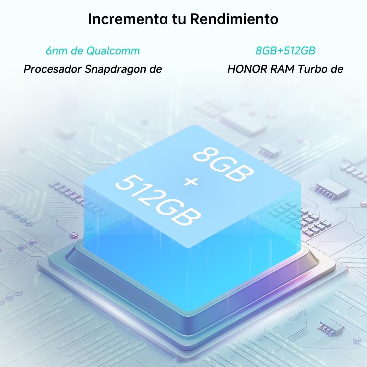 Honor Smartphone X8B 8+512GB Color Plata