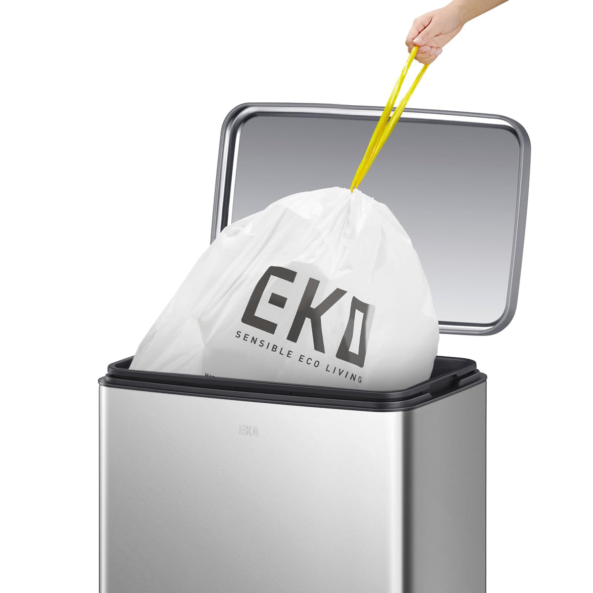 EKO Madison Bote de Basura para Cocina 30 L con Pedal