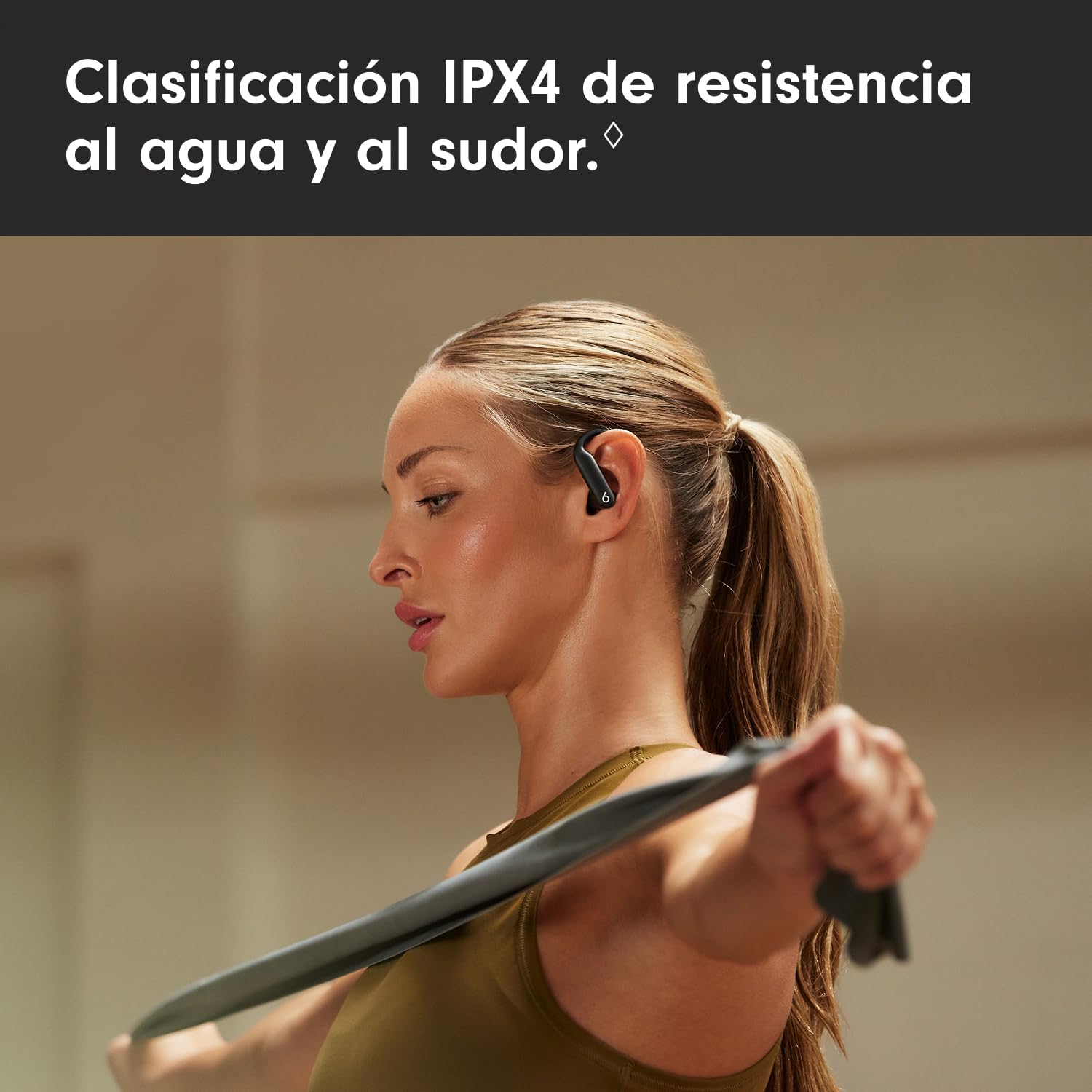 Beats Powerbeats Pro 2 Bluetooth Audífonos inalámbricos- cancelación de Ruido, IPX4, hasta 45 Horas de batería con el Estuche de Carga, compatibles con Apple y Android - Negro Azabache