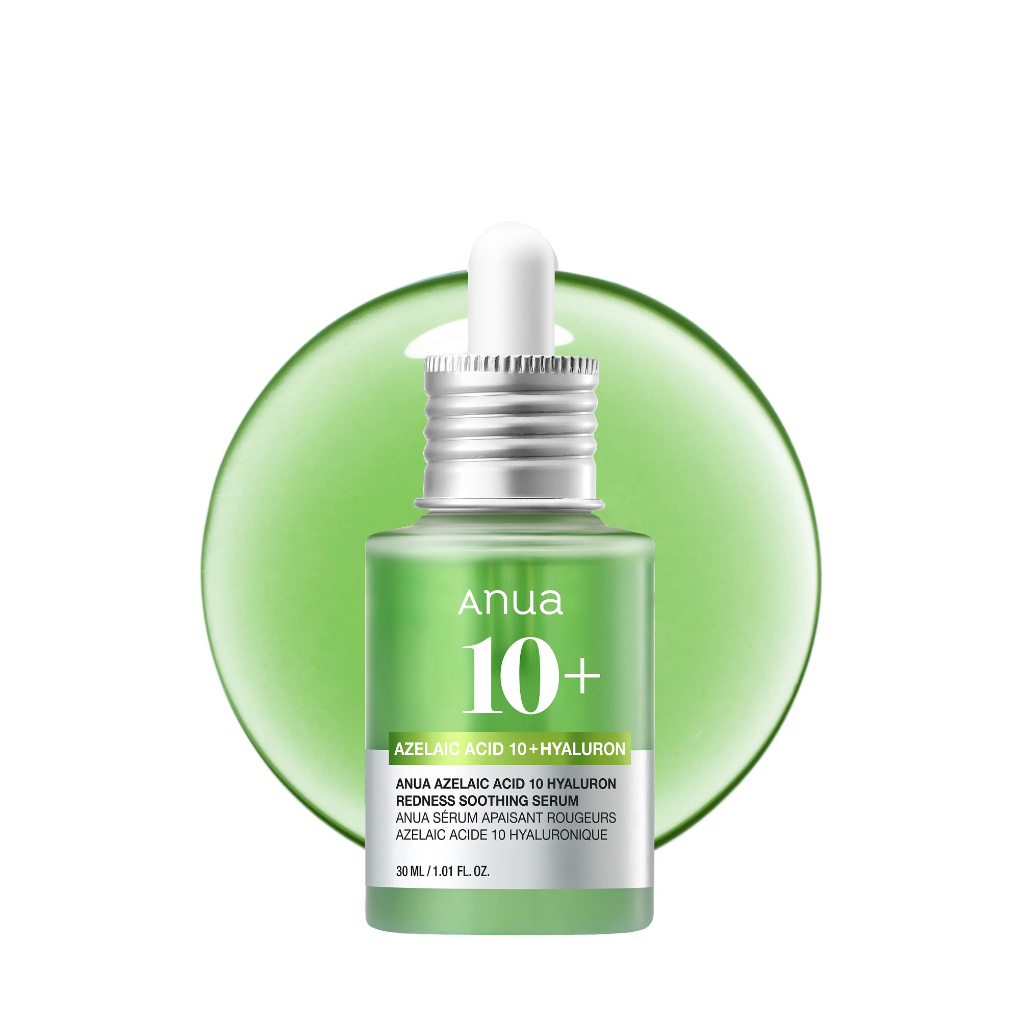 ANUA Azelaic Acid 10 Hyaluron Redness Soothing Serum, 30 ml