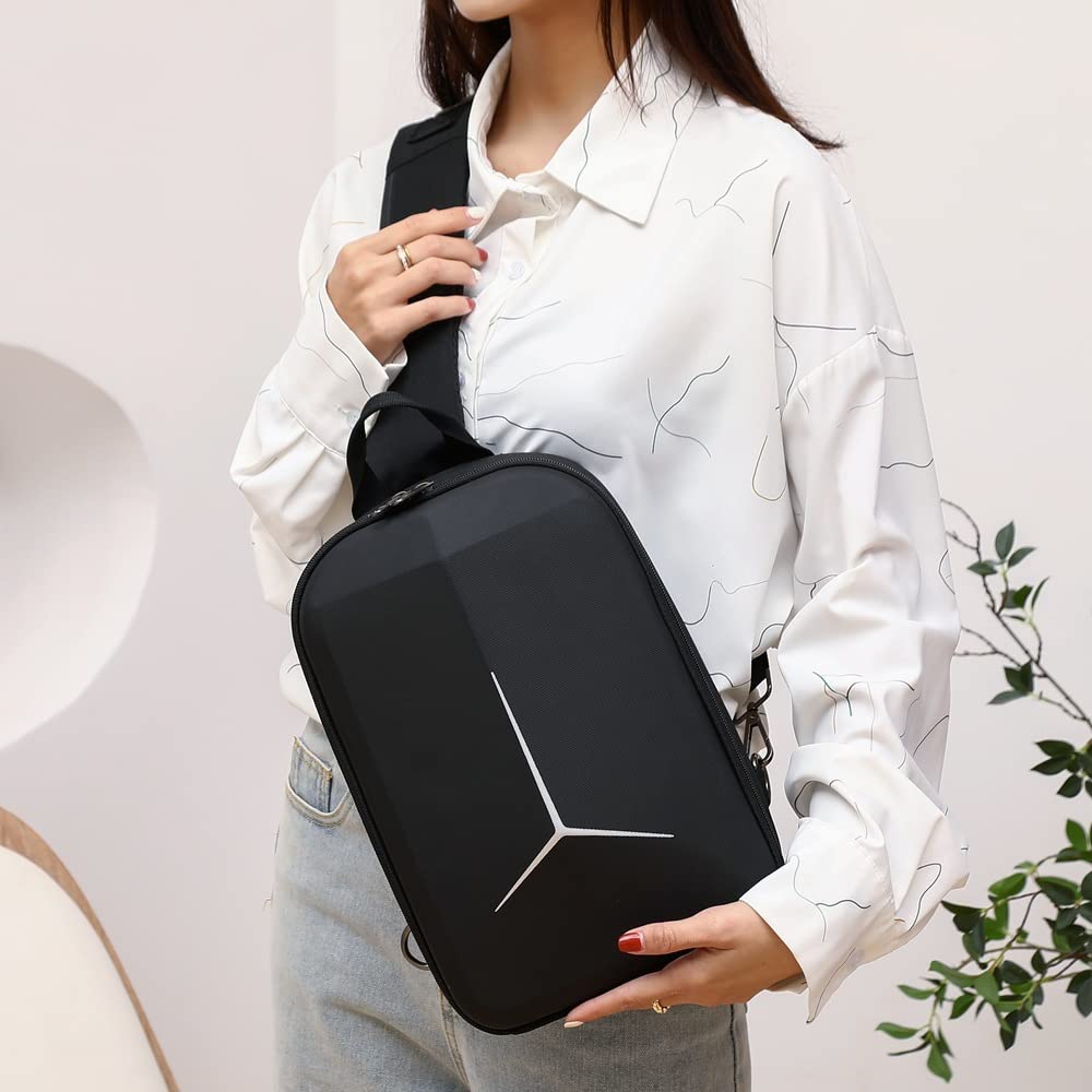 Beswow Mochila de viaje para DJI MINI 3/MINI 3 PRO Bolsa de almacenamiento Mochila de mensajero Bolsa de pecho portátil Caja de moda para DJI Mini 3/Mini 3 Pro Bolsa de hombro Accesorios