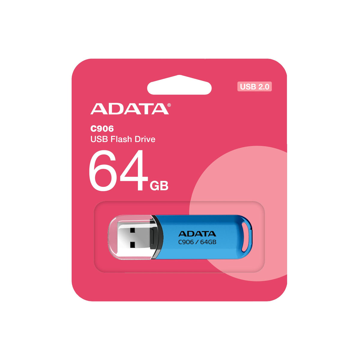 Unidad Flash USB C906 compacta, 64 GB, USB 2.2, Color Azul