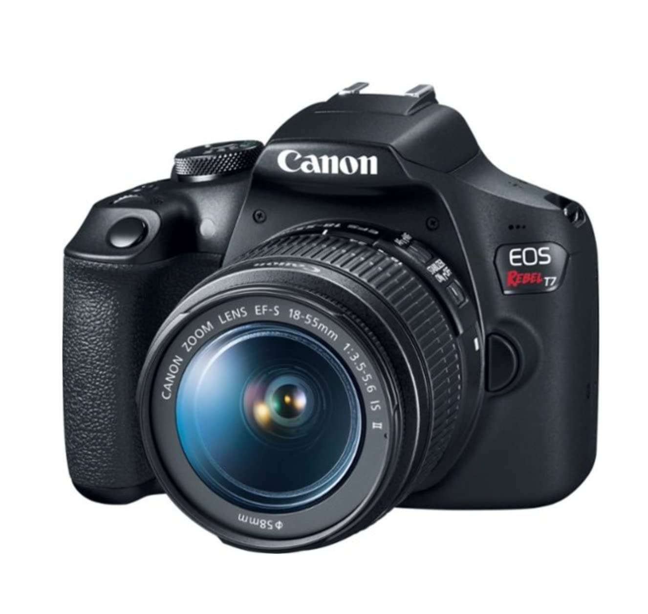 Canon EOS Rebel T7 Cámara DSLR | Kit de 2 Lentes con Lente EF18-55mm + EF 75-300mm, Negro
