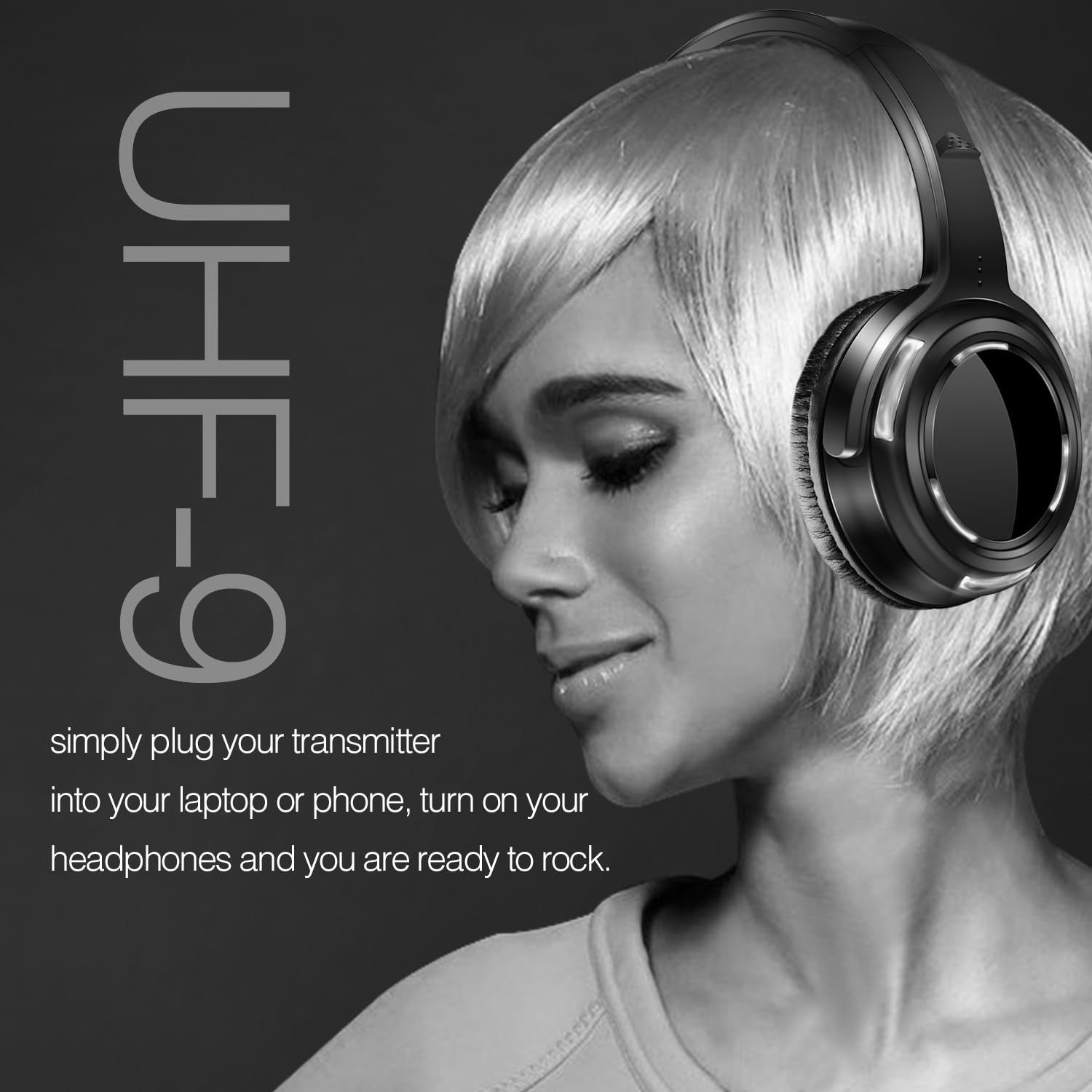 AYVVPII - Auriculares Inalámbricos con LED Silenciosos y RF para Disco Silencioso para iPod MP3 DJ Music Pary Club (30 Auriculares LED + 3 Transmisores)