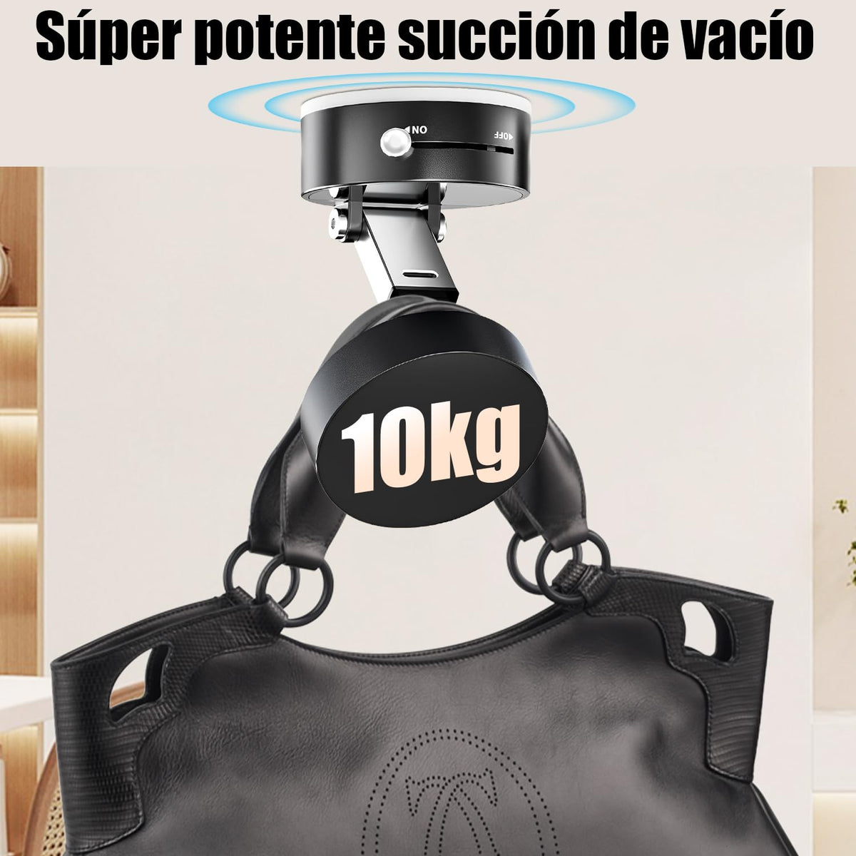 LONGLIV Soporte de Teléfono para Coche,Soporte de Teléfono Magnético al Vacío,Portátil Plegable,Retráctil y con Rotación de 360 Grados,Compatible con Todos los Teléfonos Móviles