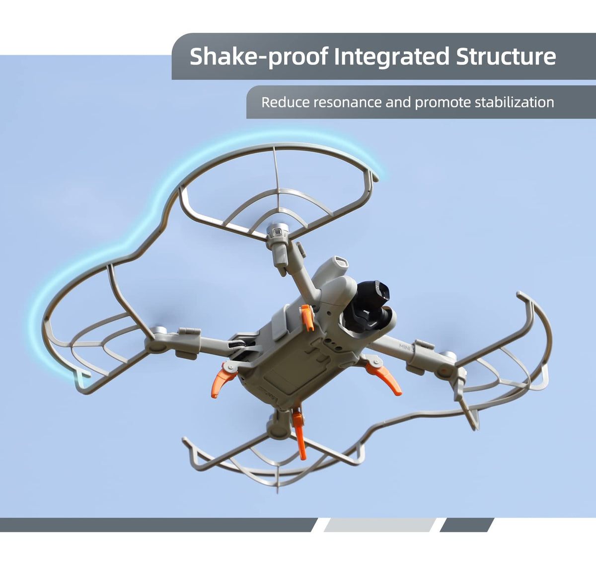 Protector de hélice DJI Mini 3, protector de hélices, cubierta de ventilador de ala, herramienta protectora de anillo anticolisión, cubierta de accesorios