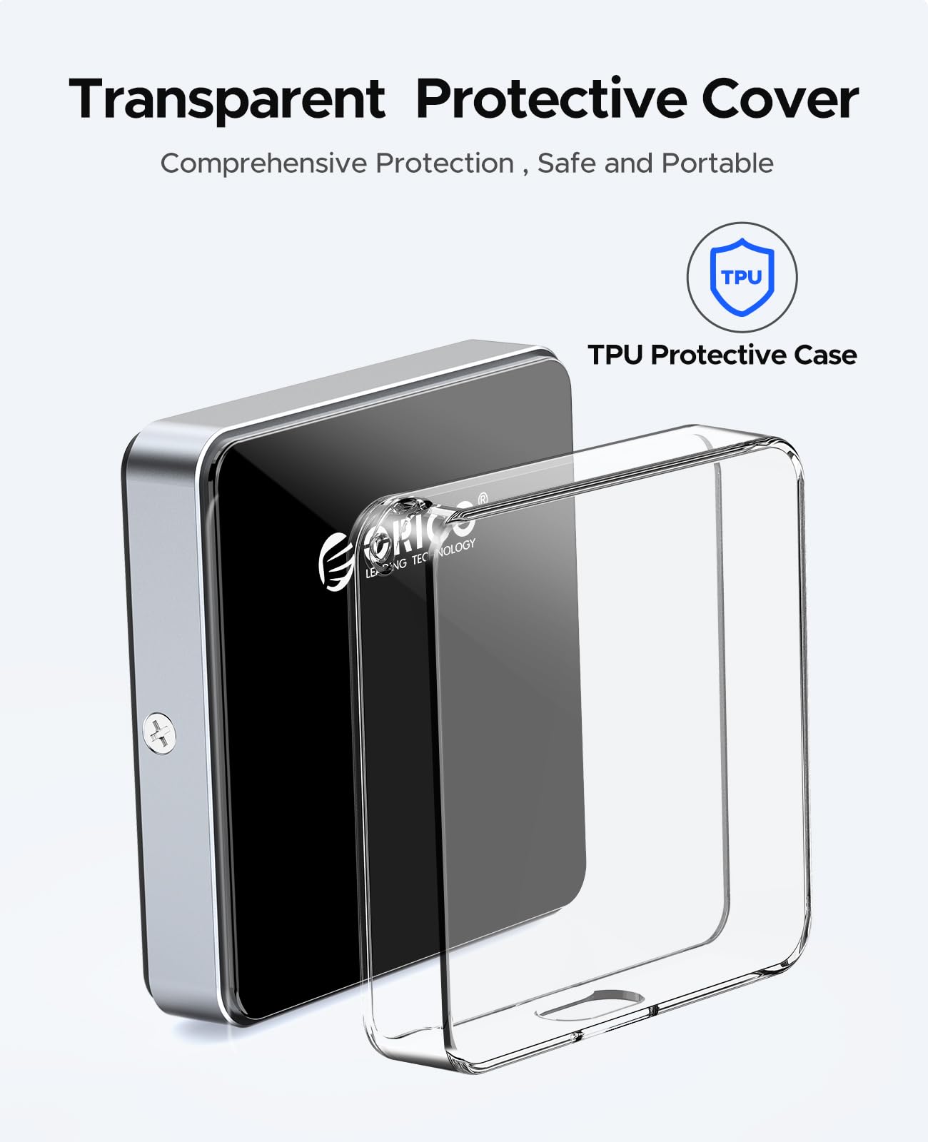 ORICO Carcasa Magnética M.2 NVMe SSD 10 Gbps, Grabación 4K ProRes para iPhone 17/16/15 Pro/Pro MAX/Plus, Compatible con Discos M.2 2230 B+M / M-Key (hasta 2 TB) - AP30 (Negro, sin Disco Incluido)