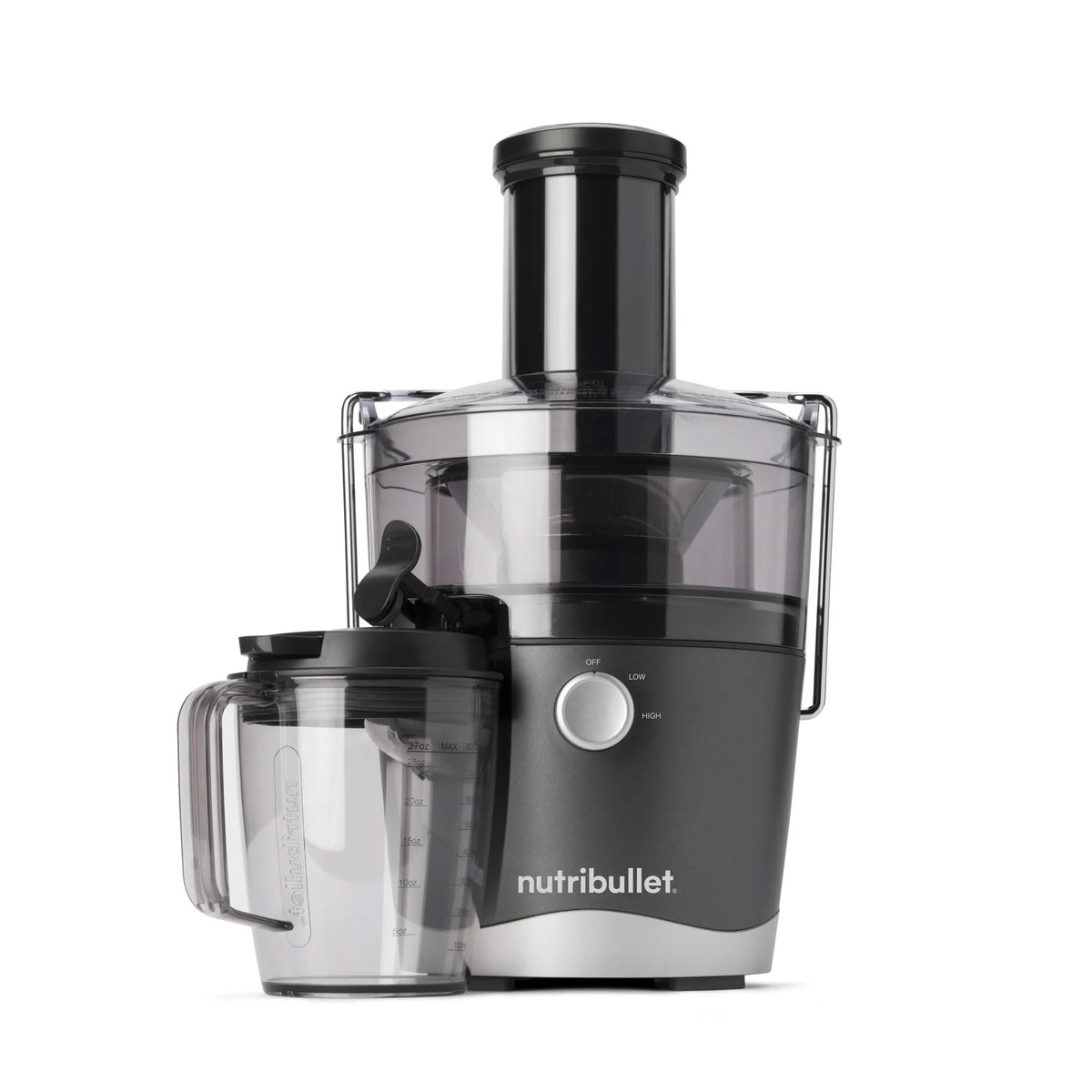 Nutribullet Extractor de Jugos 800 Watts Gris 7 piezas