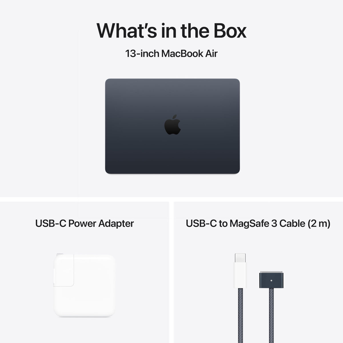 2025 Apple MacBook Air con Apple M4 Chip (13-Inch, 16GB Memoria Unificada, 512GB SSD de Almacenamiento) (QWERTY English) Medianoche (Reacondicionado)