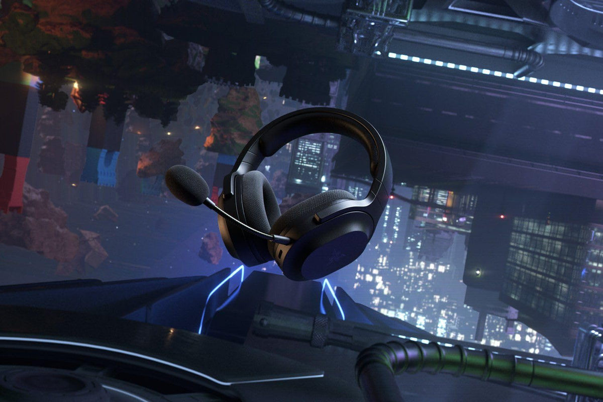 Razer Audifonos Inalambricos gamer Barracuda X -diadema Ligero 250g para Juegos y Móviles- PC, Playstation, Switch, Android, iOS - 2.4GHz Wireless + Bluetooth, 40mm Drivers Negro (Reacondicionado)