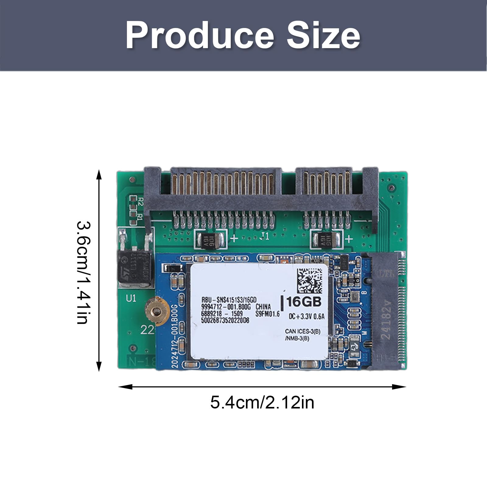 pumpumlia - Unidades de estado sólido de 16 GB para ordenador, discos duros internos de estado sólido, discos duros de repuesto para portátiles