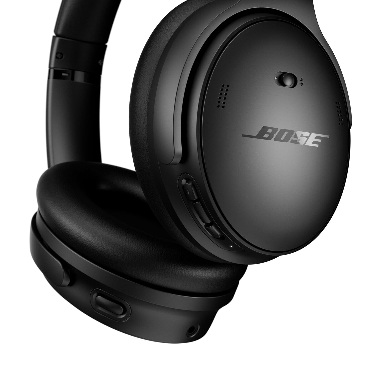 Bose Audífonos inalámbricos con cancelación de Ruido QuietComfort, audífonos externos Bluetooth con hasta 24 Horas de duración de la batería, Negro