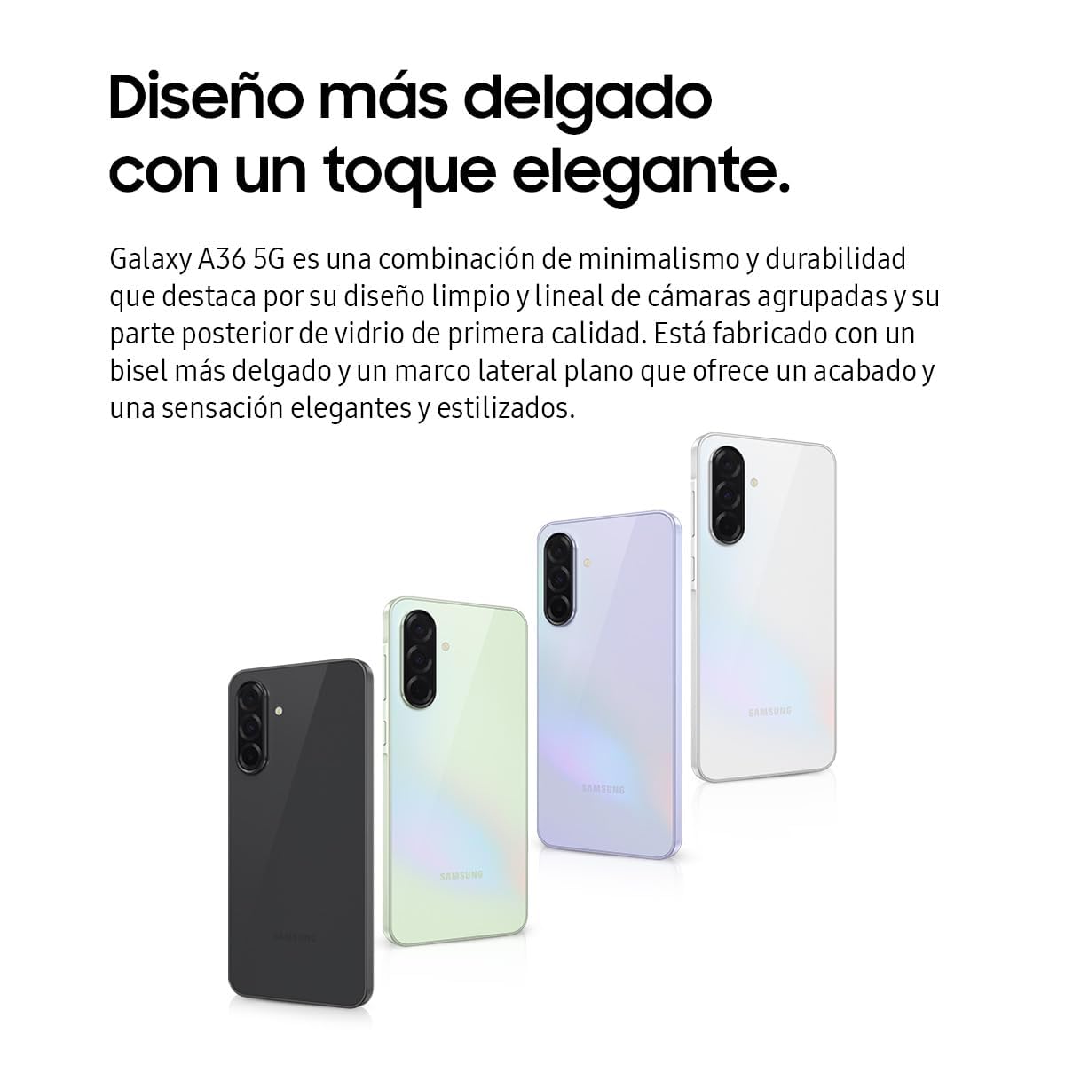 SAMSUNG Celular Galaxy A36 5G Negro 128GB