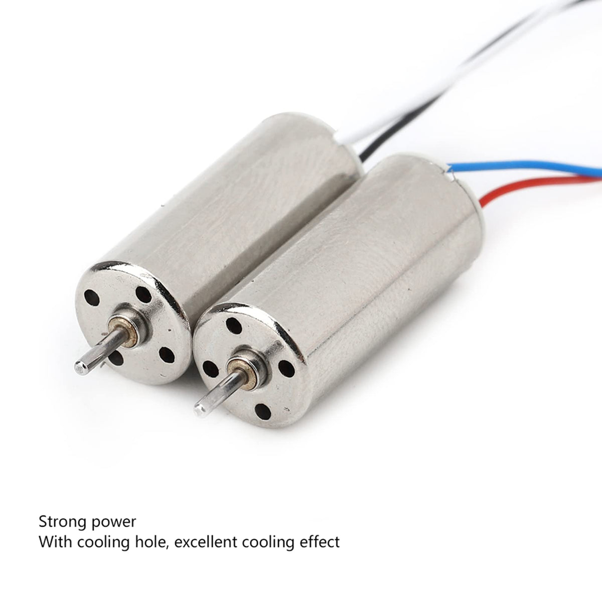 2 Piezas Mini Micro Motor sin Núcleo, 8520 Motor Hollow Cup 8.5x20mm 3~5V 0.15A Quadcopter Motor Inalámbrico Fuerte Potencia de Salida Drone DIY RC Motores Eléctricos