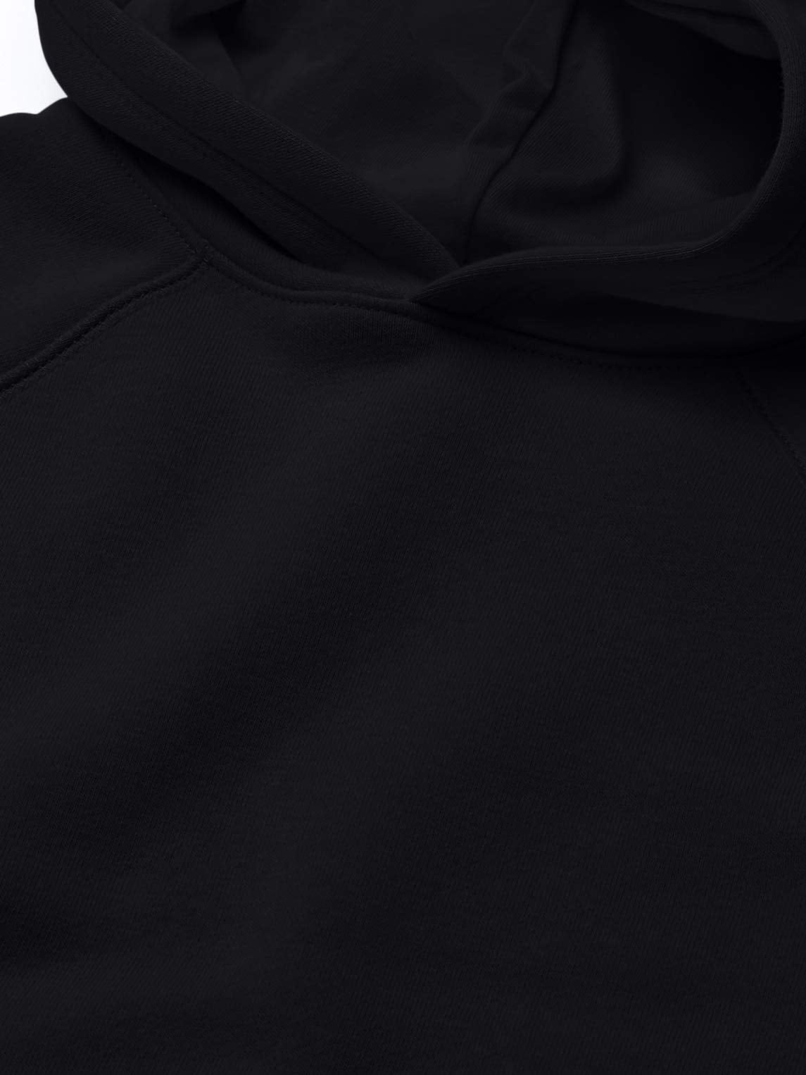 Amazon Essentials - Sudadera con capucha de forro polar para niño, color negro, talla XXG