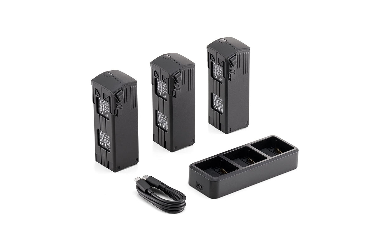 Kit de batería original Mavic 3 Enterprise Series para DJI Mavic 3 Pro/Mavic 3 Pro Cine/Mavic 3/Mavic 3 E/Mavic 3 Classic/Mavic 3 Cine (incluye 3 de Mavic 3 baterías, 1 de Hub de carga de batería
