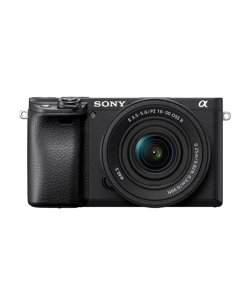 Sony Cámara Alpha 6400 APS-C con Nuevo Lente Zoom 16-50mm Versión 2 con autoenfoque más rápido, Ligero y silencioso
