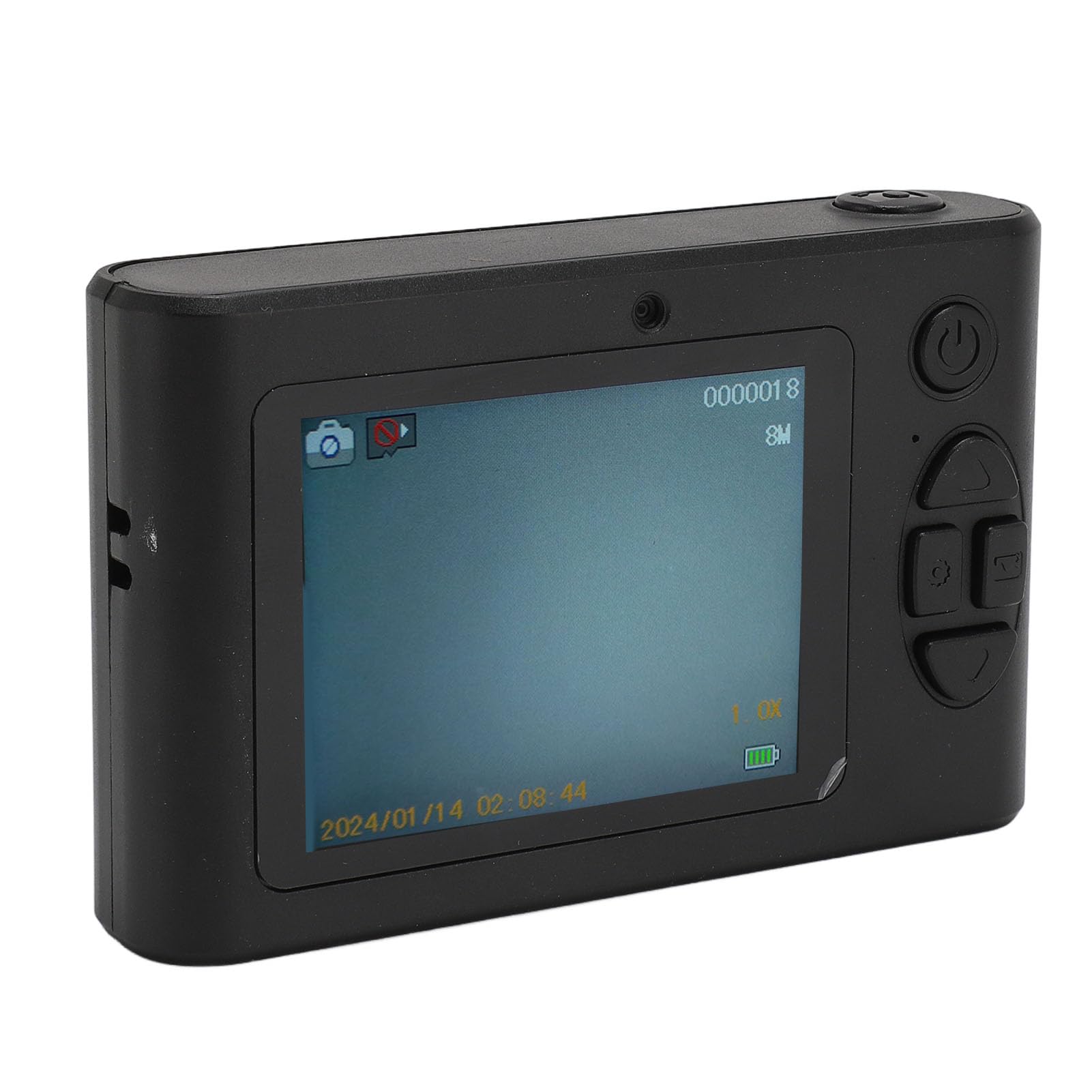 TengXiCLP Cámara Digital 4K de 48 MP, cámara réflex Micro compacta y portátil con Zoom Digital 16x y Enfoque automático, Pantalla TFT de 2,4 Pulgadas para fotografía de Viaje y vlogging (Negra)