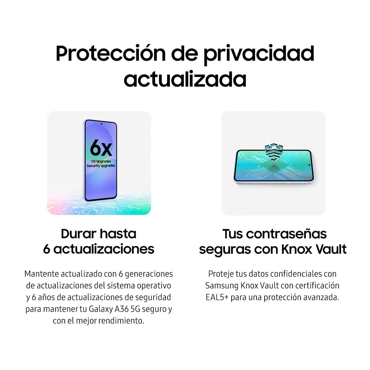 SAMSUNG Celular Galaxy A36 5G Negro 128GB
