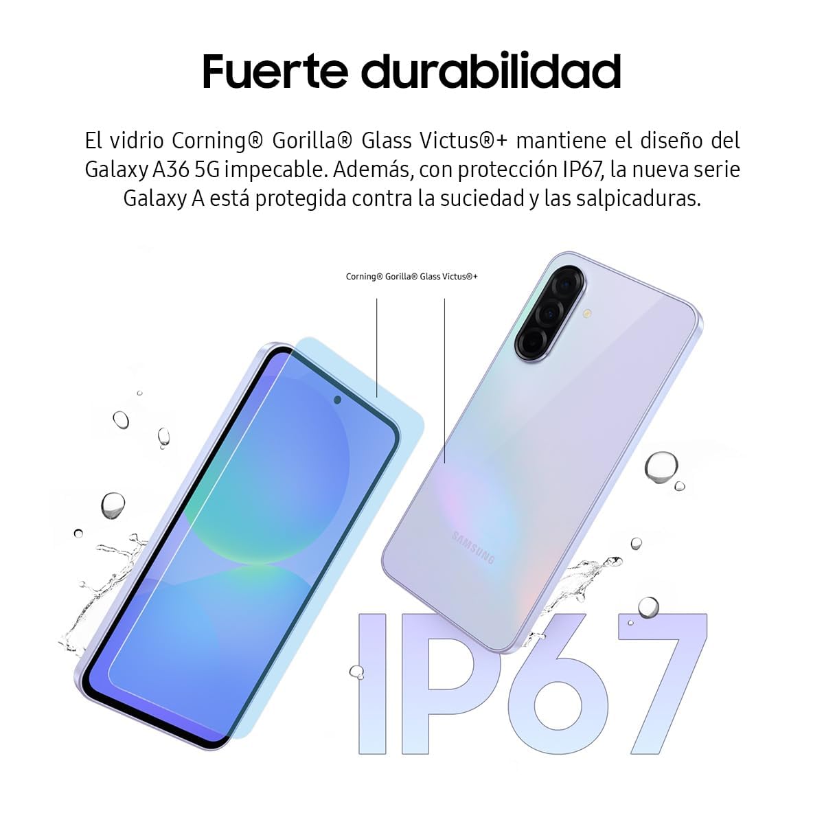 SAMSUNG Celular Galaxy A36 5G Negro 128GB