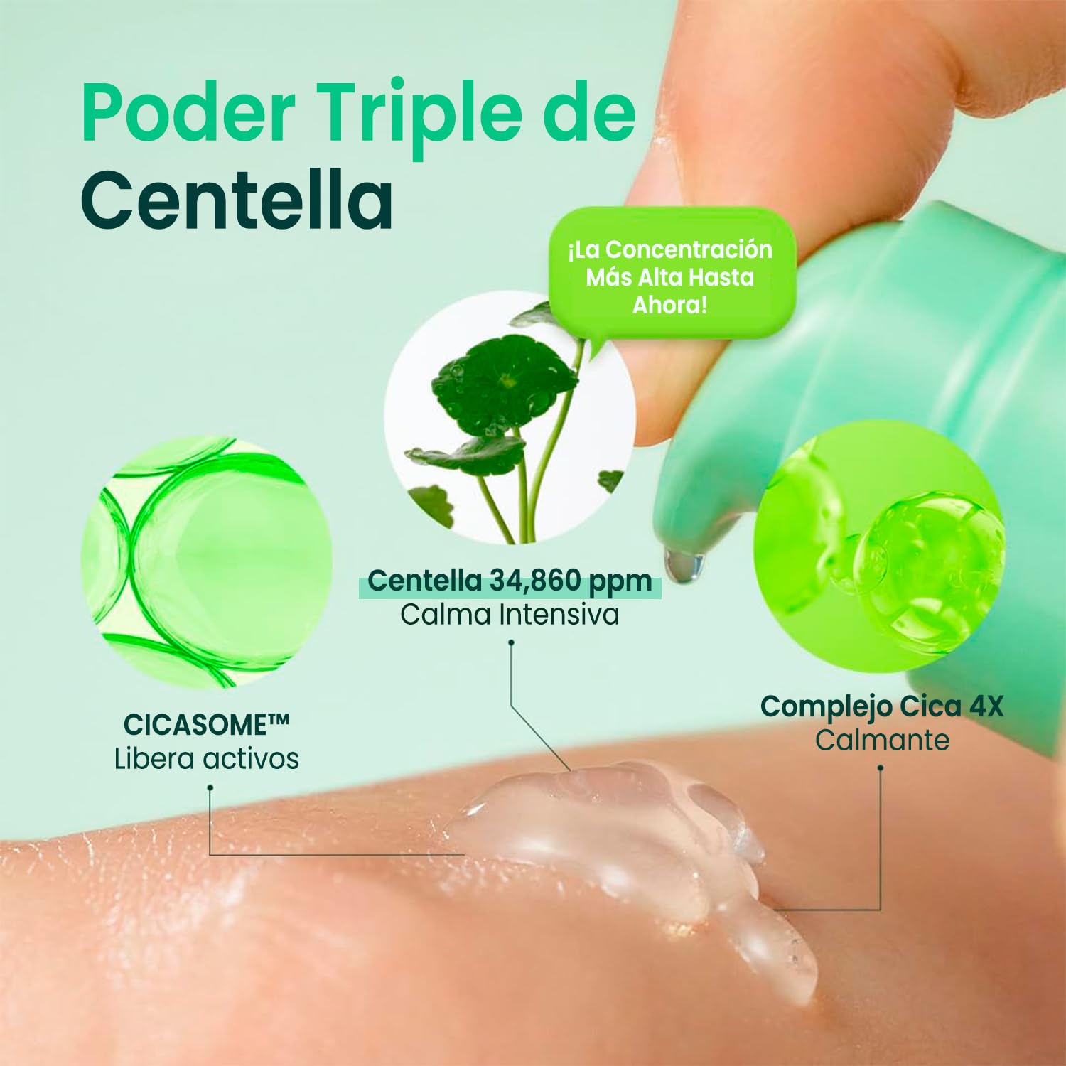 PURITO serum facial con centella asiatica 60 ml - suero hidratante calmante sin fragancia - serum coreano k beauty para piel sensible
