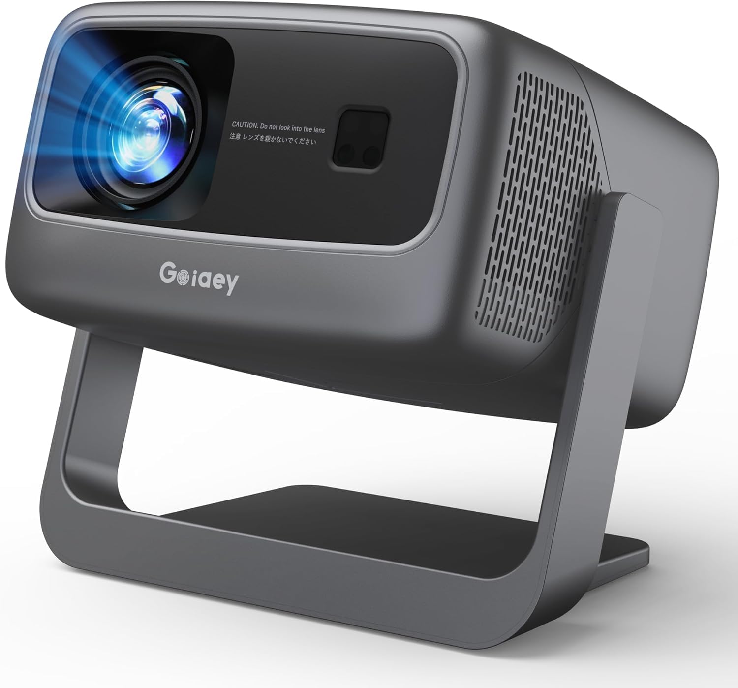 Proyector 4K al Aire Libre [3500 ANSI/ Aplicaciones Oficiales/ Audio de 65W] con WiFi y Bluetooth, Enfoque Automático, Keystone Automático Proyector Inteligente Soporte DoIby Audio, Proyector GO2 de