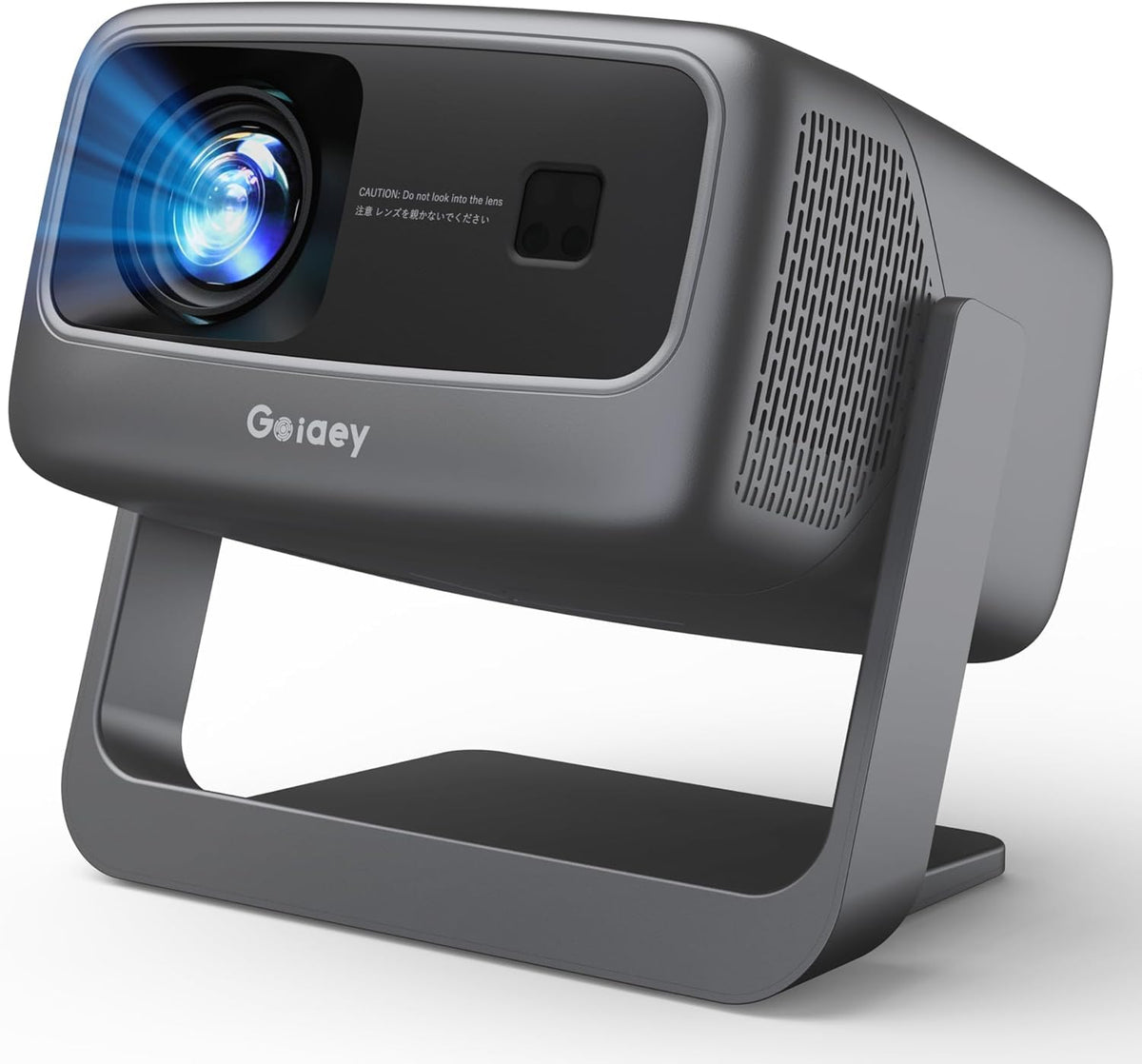 Proyector 4K al Aire Libre [3500 ANSI/ Aplicaciones Oficiales/ Audio de 65W] con WiFi y Bluetooth, Enfoque Automático, Keystone Automático Proyector Inteligente Soporte DoIby Audio, Proyector GO2 de