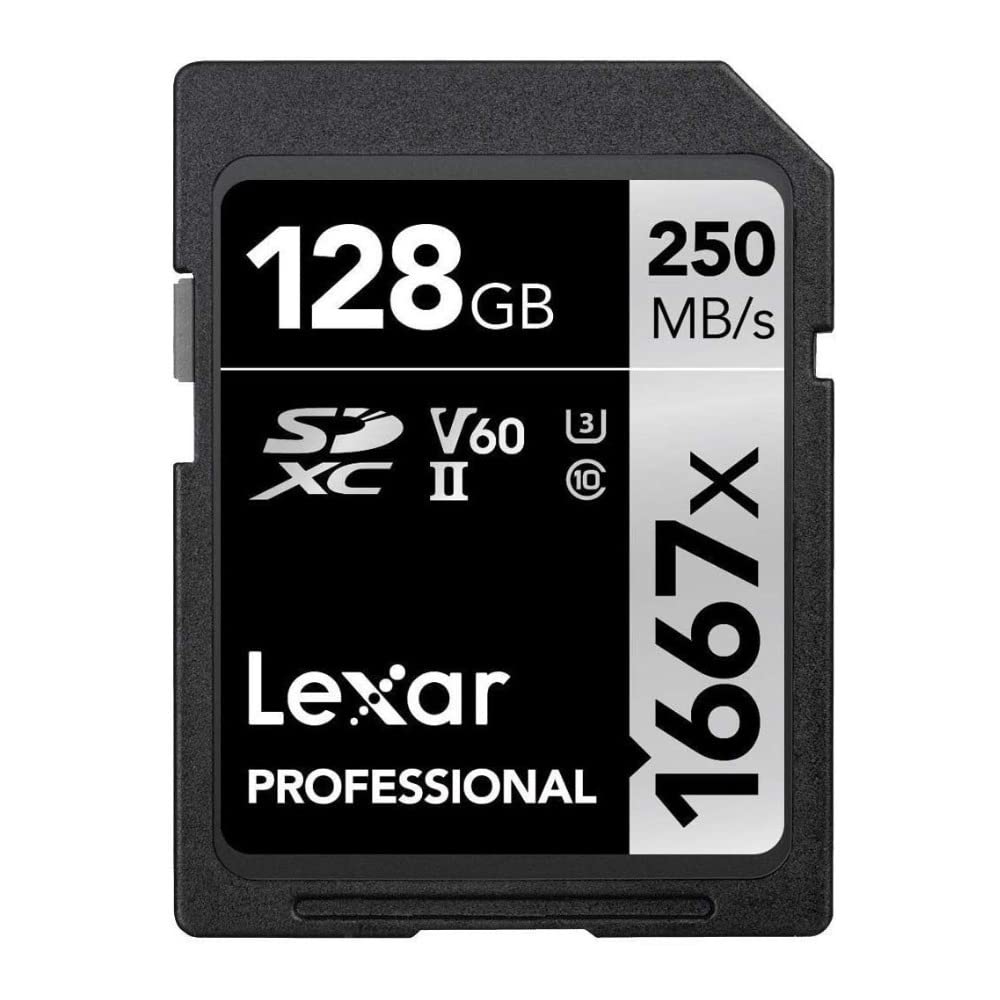 Lexar Professional SDXC UHS-II/U3 - Tarjeta, 128 GB