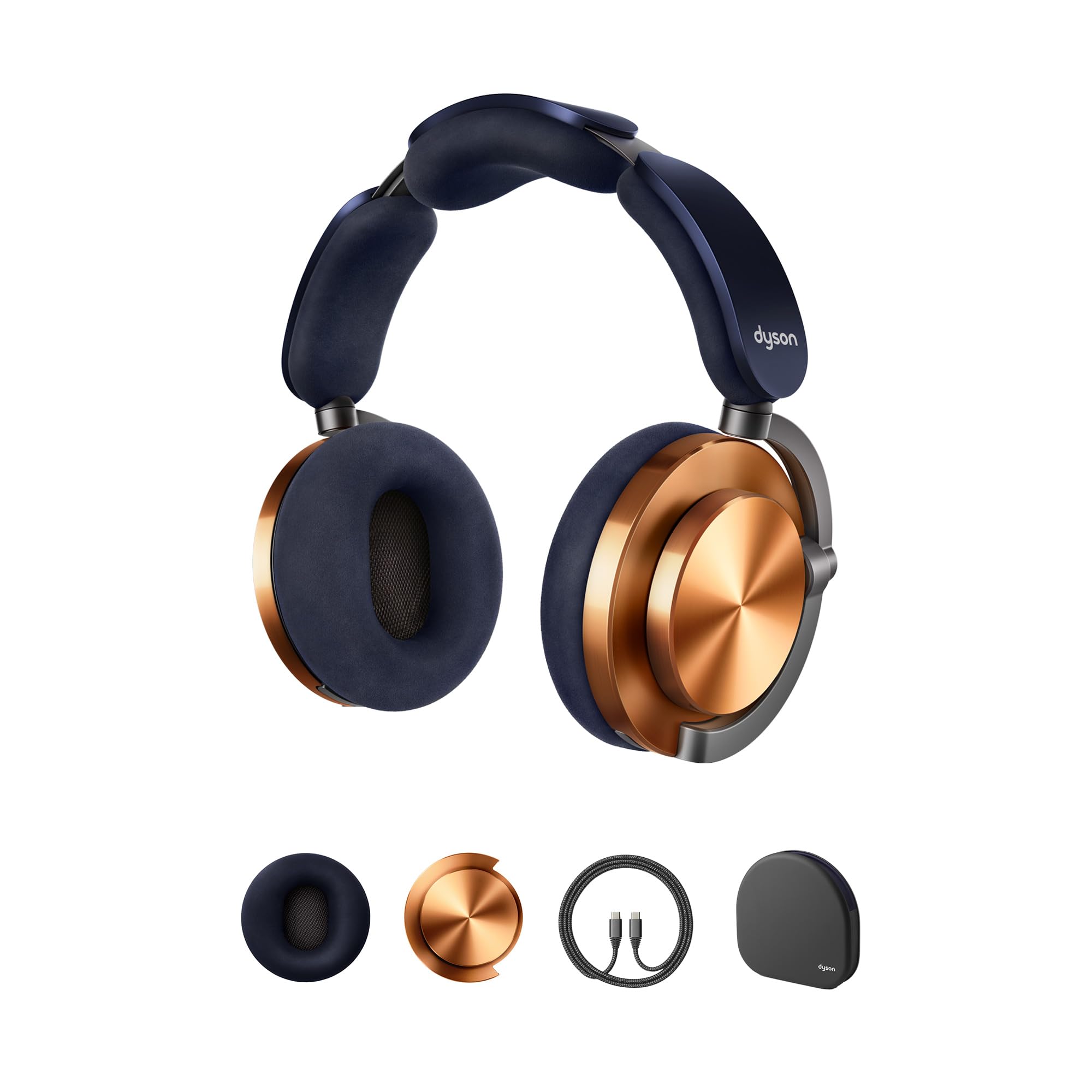 Dyson OnTrac™ (Copper) - Auriculares inalámbricos sobre la Oreja - Cancelación Activa de Ruido, hasta 55 Horas de duración de la batería, Personalizable