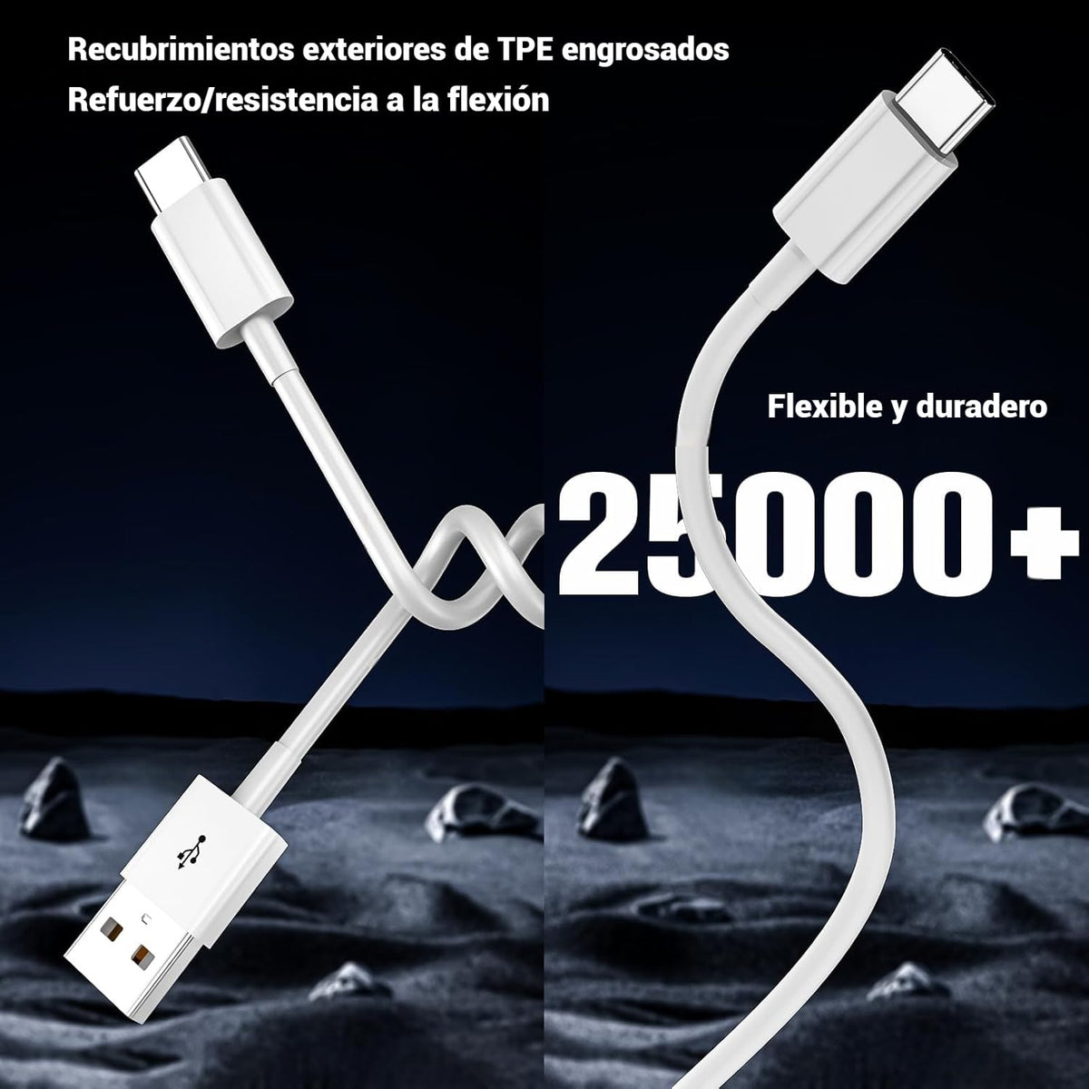 Cable USB C para Carga Rápida CarPlay - Compatible con iPhone 16/15 Plus/Pro/Pro Max, USB A a USB C, iPad USB C 10ª Generación/Air, Cable de Cargador de Coche de 3 Pies para Carga Estable y Rápida