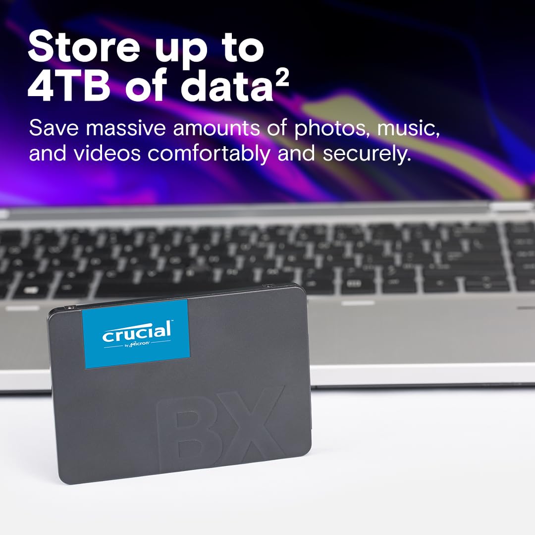 Crucial DDUCRC160 Ssd Bx500-1 TB, Sata, 540 MB/S, 500 MB/S, 6 Gbit/S, 1 TB